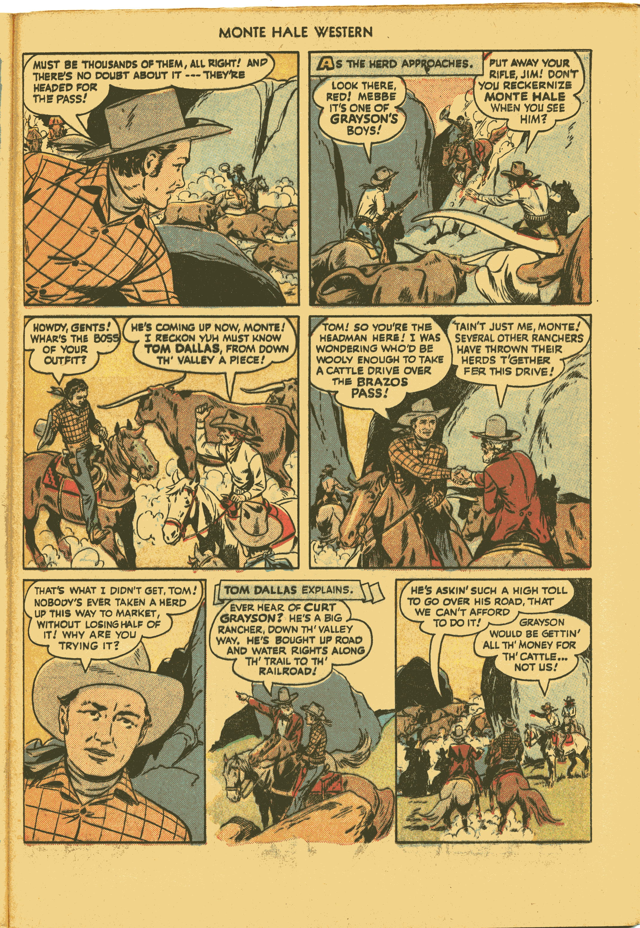 Read online Monte Hale Western comic -  Issue #31 - 41