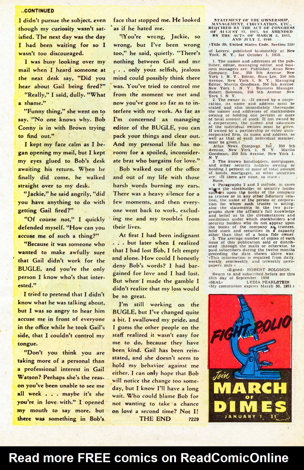 Read online Lovers comic -  Issue #33 - 20