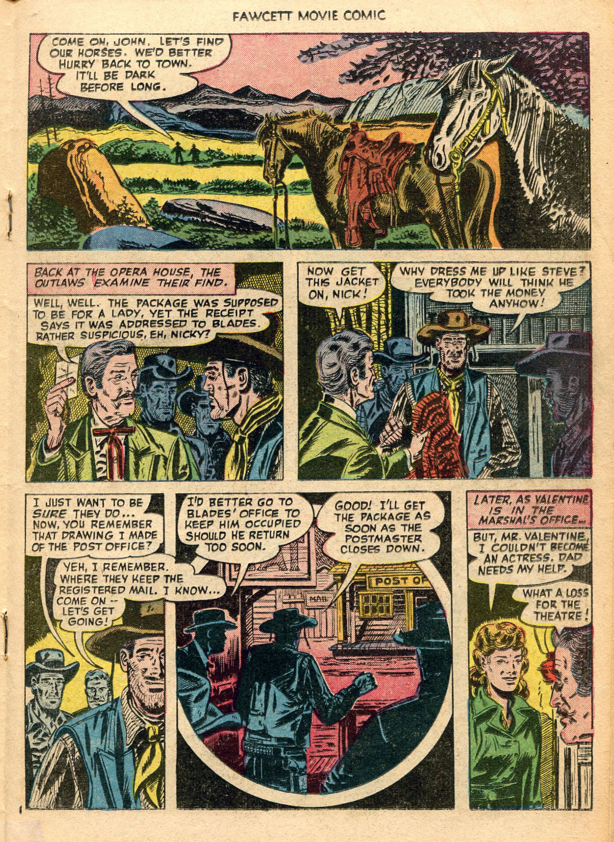 Read online Fawcett Movie Comic comic -  Issue #10 - 19