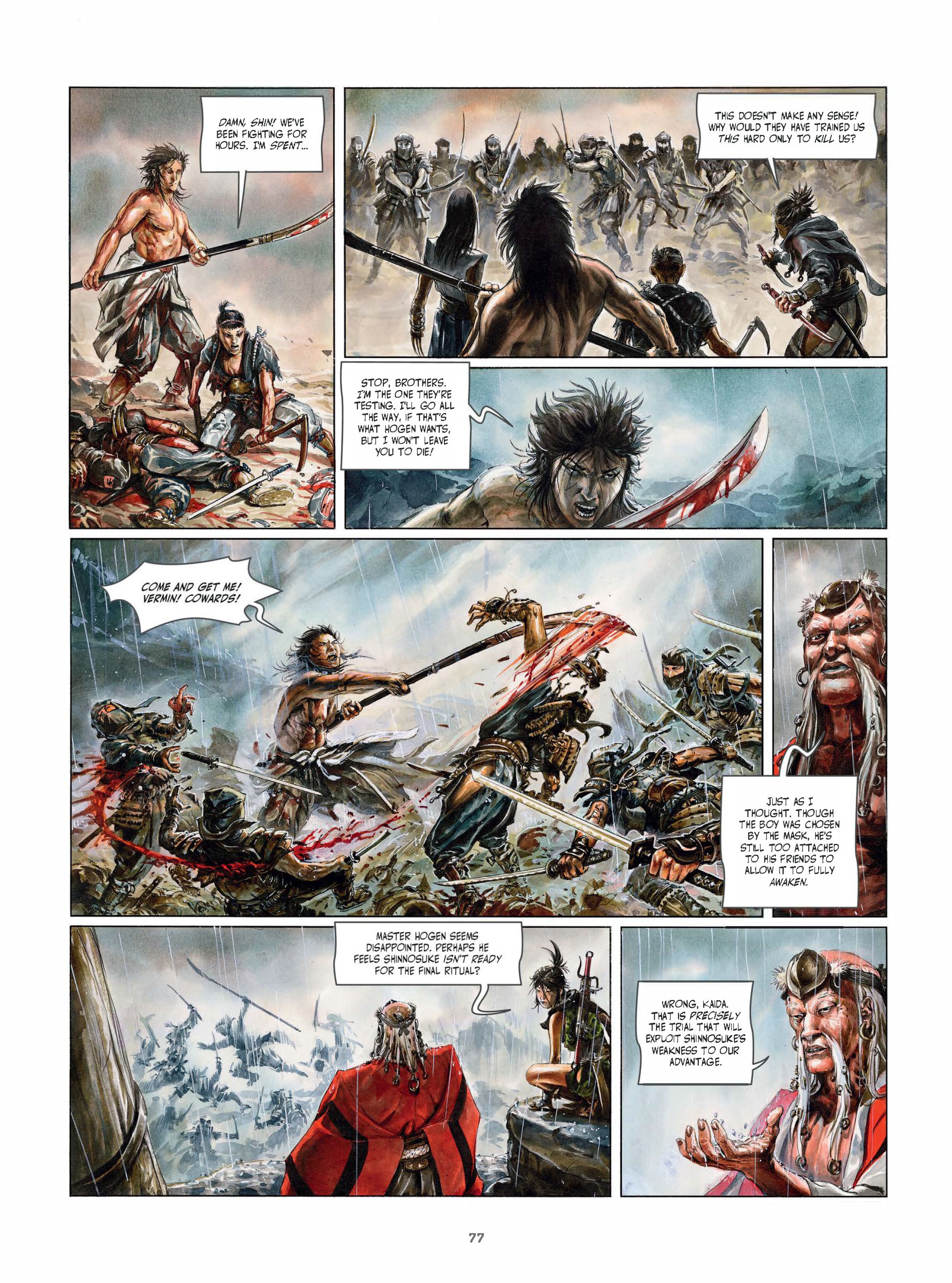 Read online Legends of the Pierced Veil: The Mask of Fudo comic -  Issue # TPB (Part 1) - 76