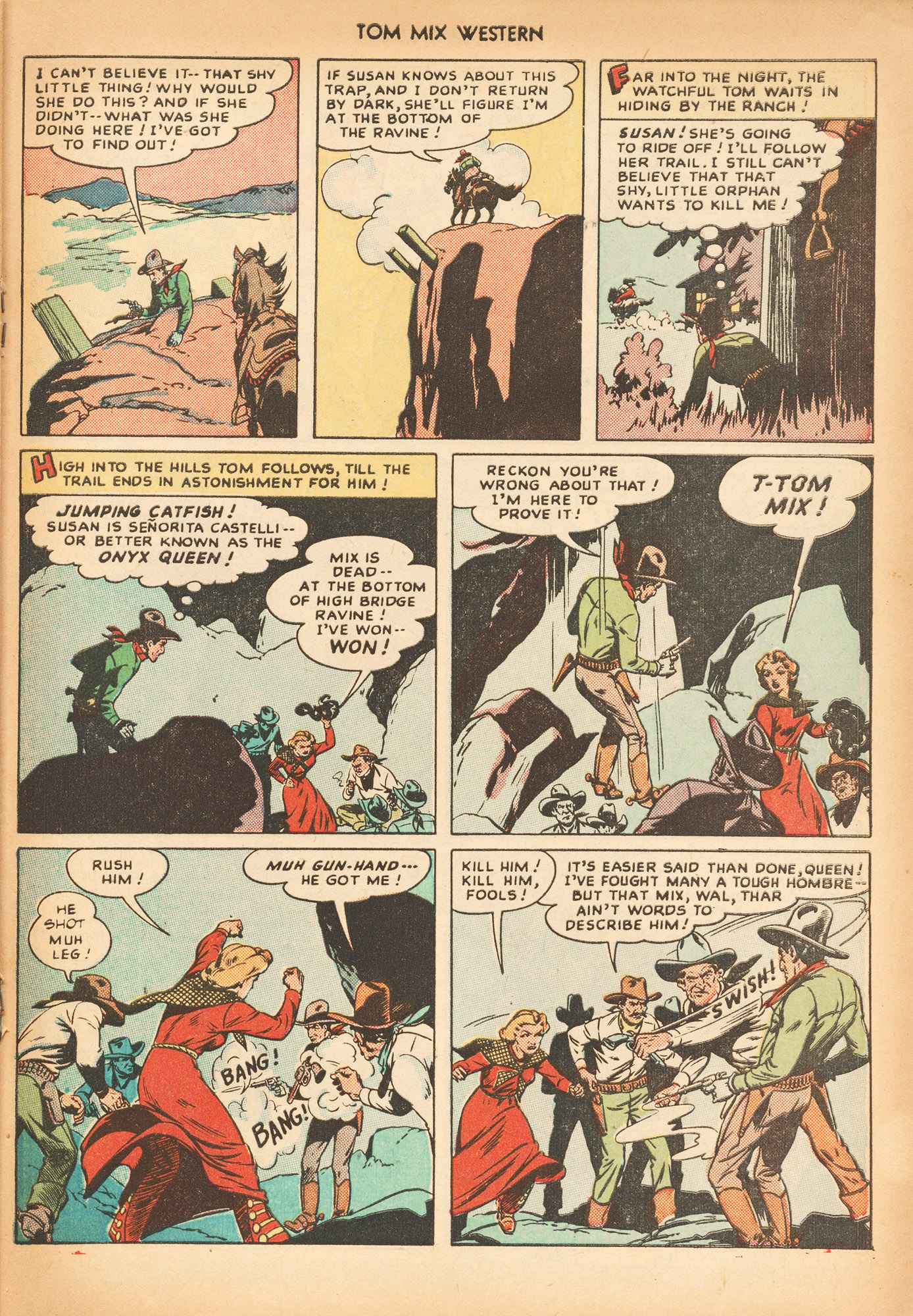 Read online Tom Mix Western (1948) comic -  Issue #15 - 31