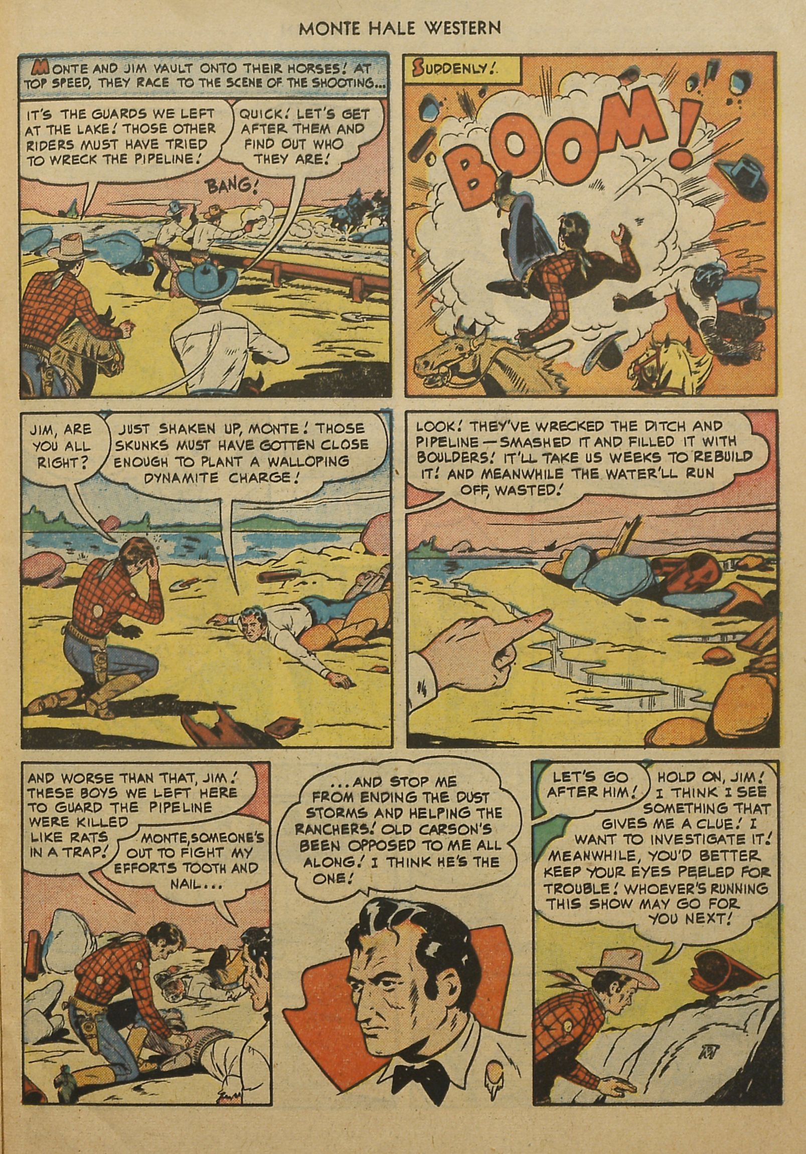 Read online Monte Hale Western comic -  Issue #52 - 29