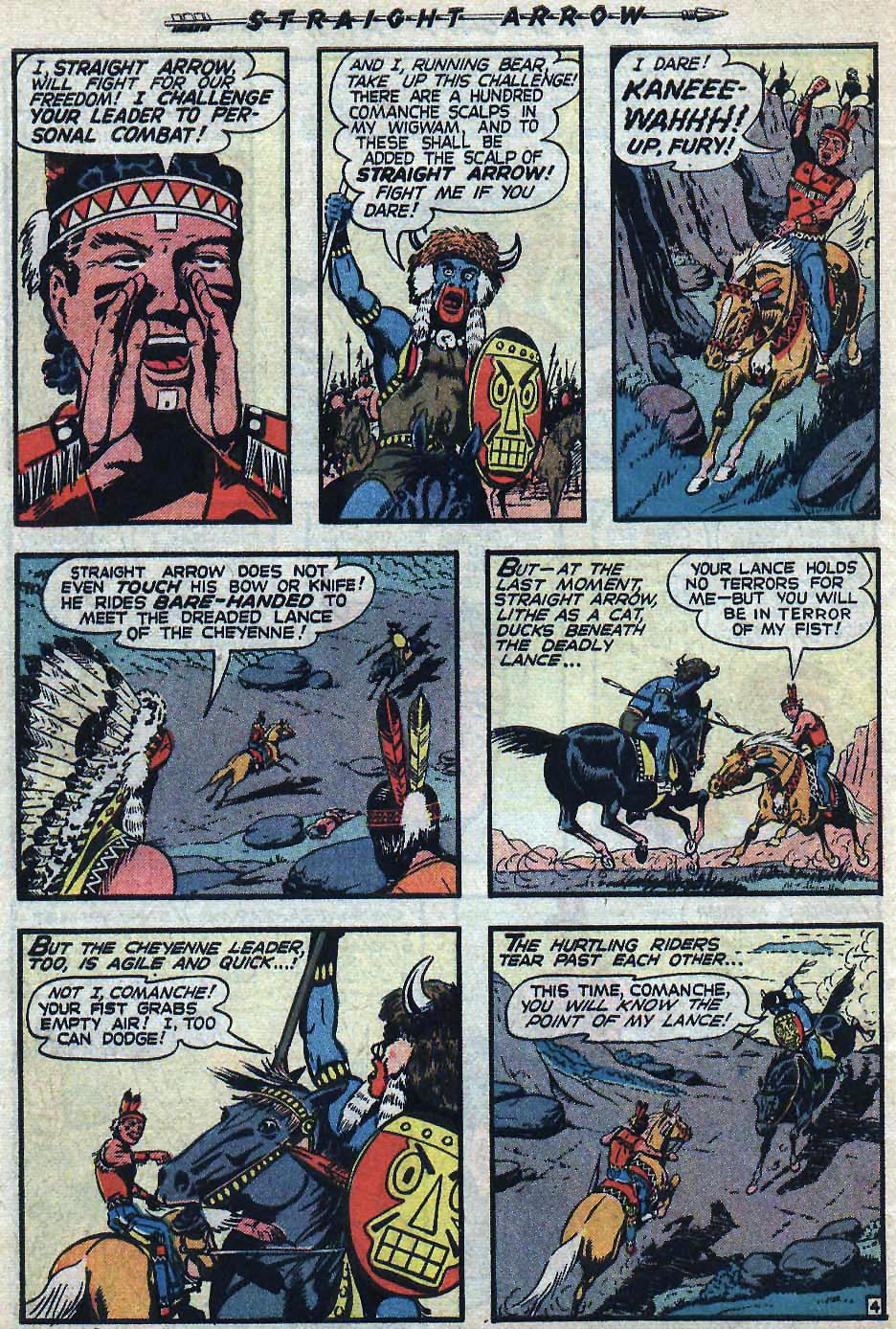 Read online Straight Arrow comic -  Issue #6 - 7