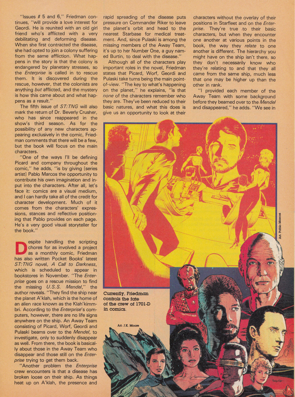 Read online Star Trek The Next Generation (1990) comic -  Issue #9 - 19