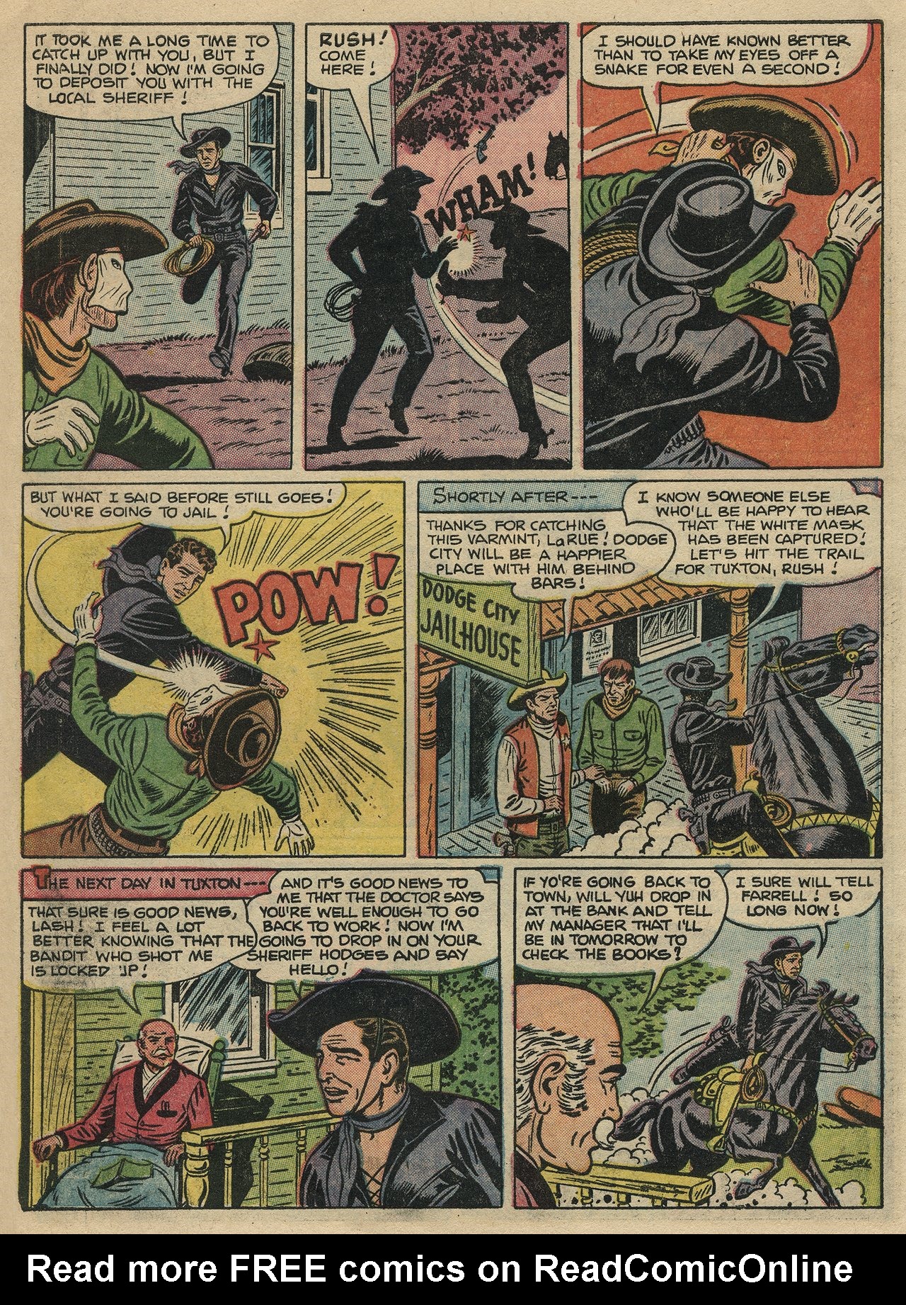 Read online Lash Larue Western (1949) comic -  Issue #54 - 6