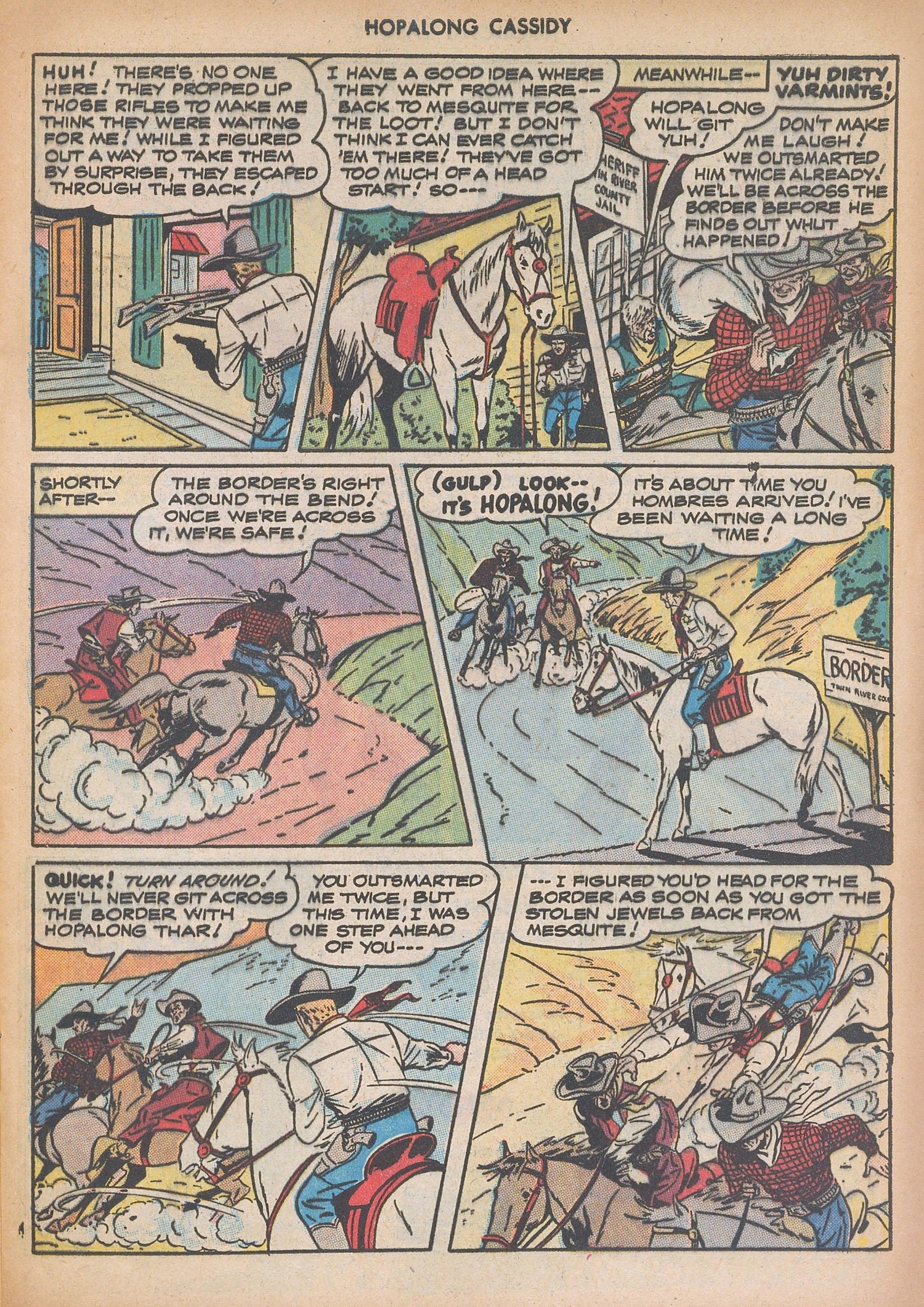 Read online Hopalong Cassidy comic -  Issue #17 - 21