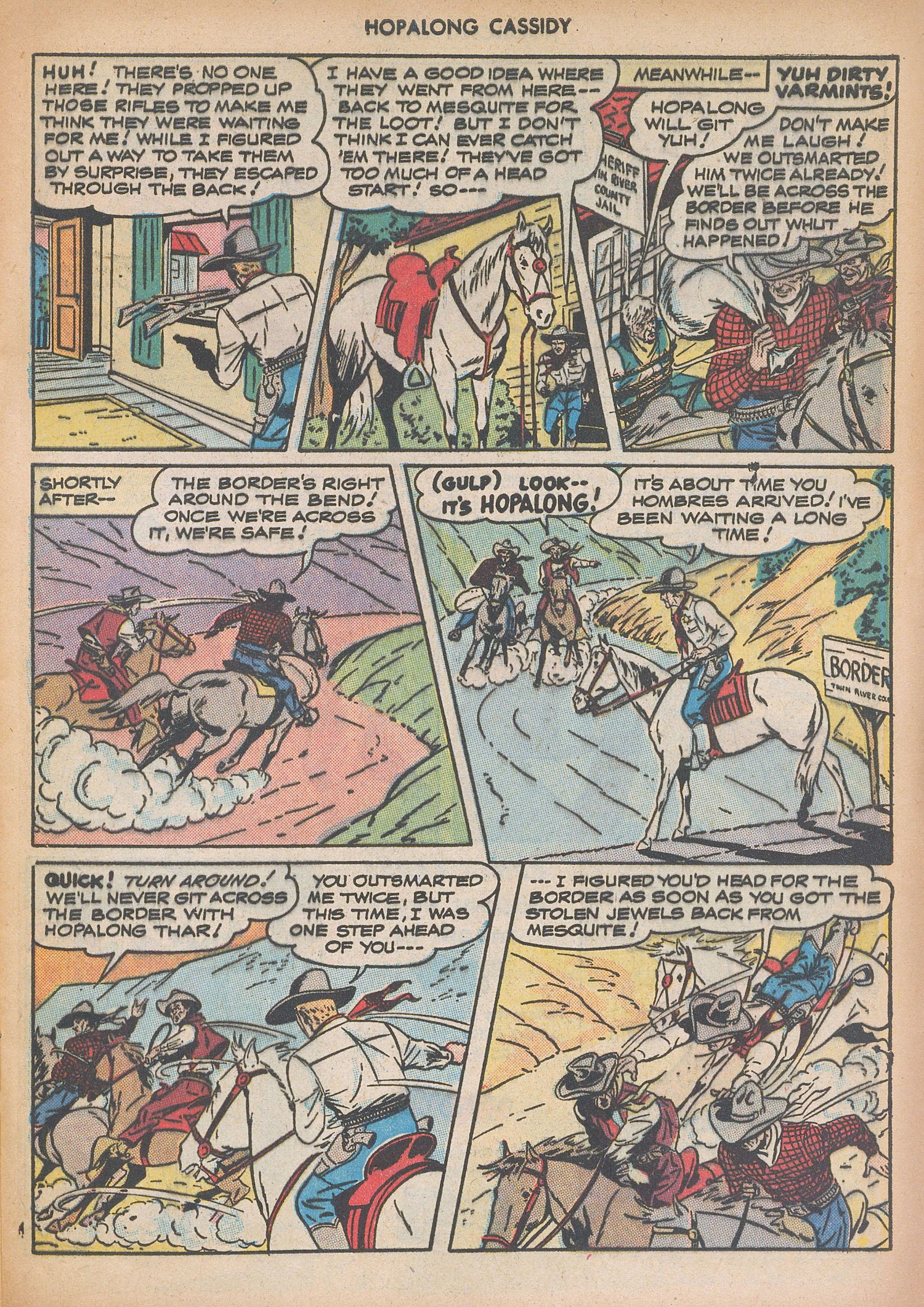 Read online Hopalong Cassidy comic -  Issue #17 - 21