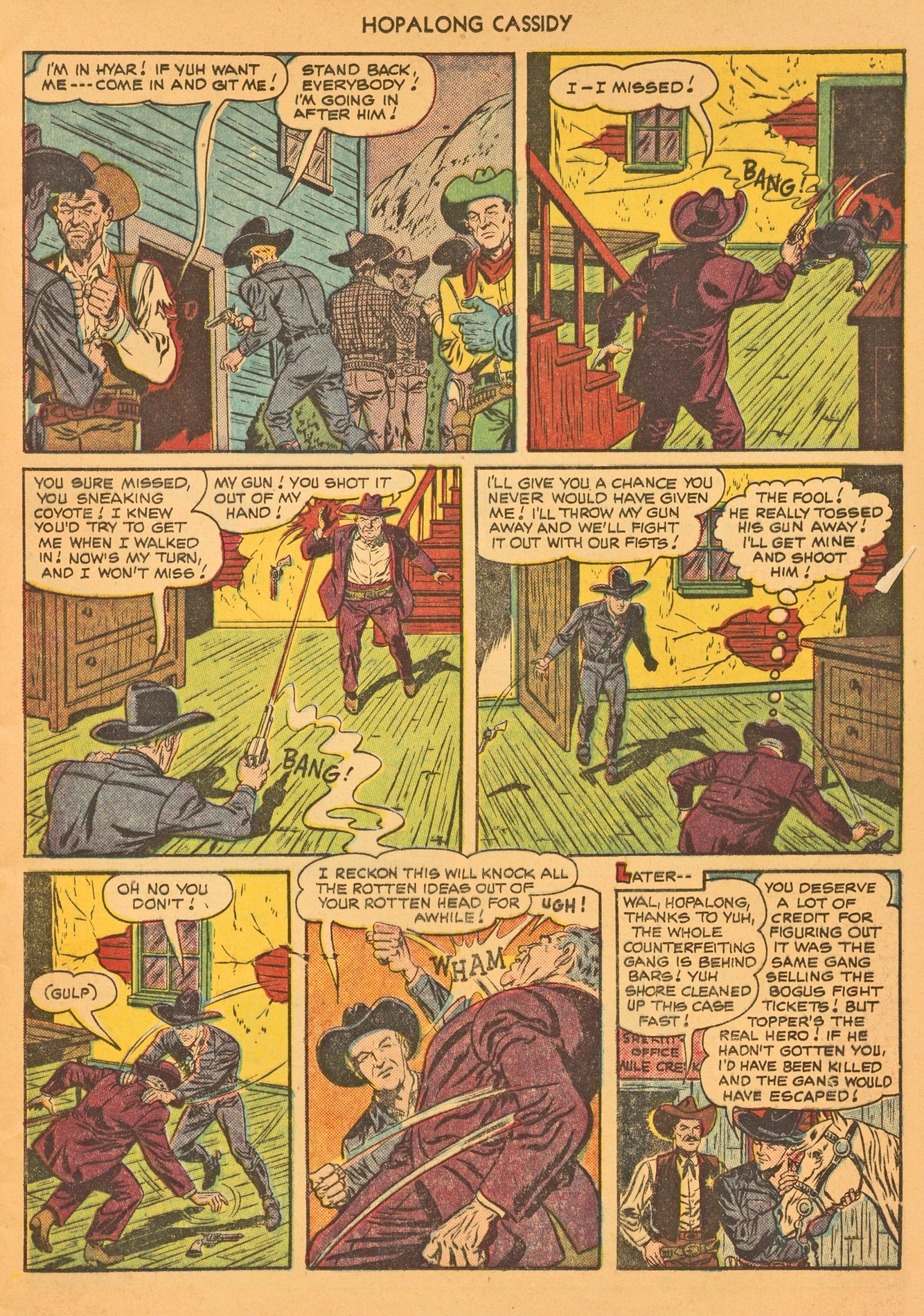 Read online Hopalong Cassidy comic -  Issue #50 - 13