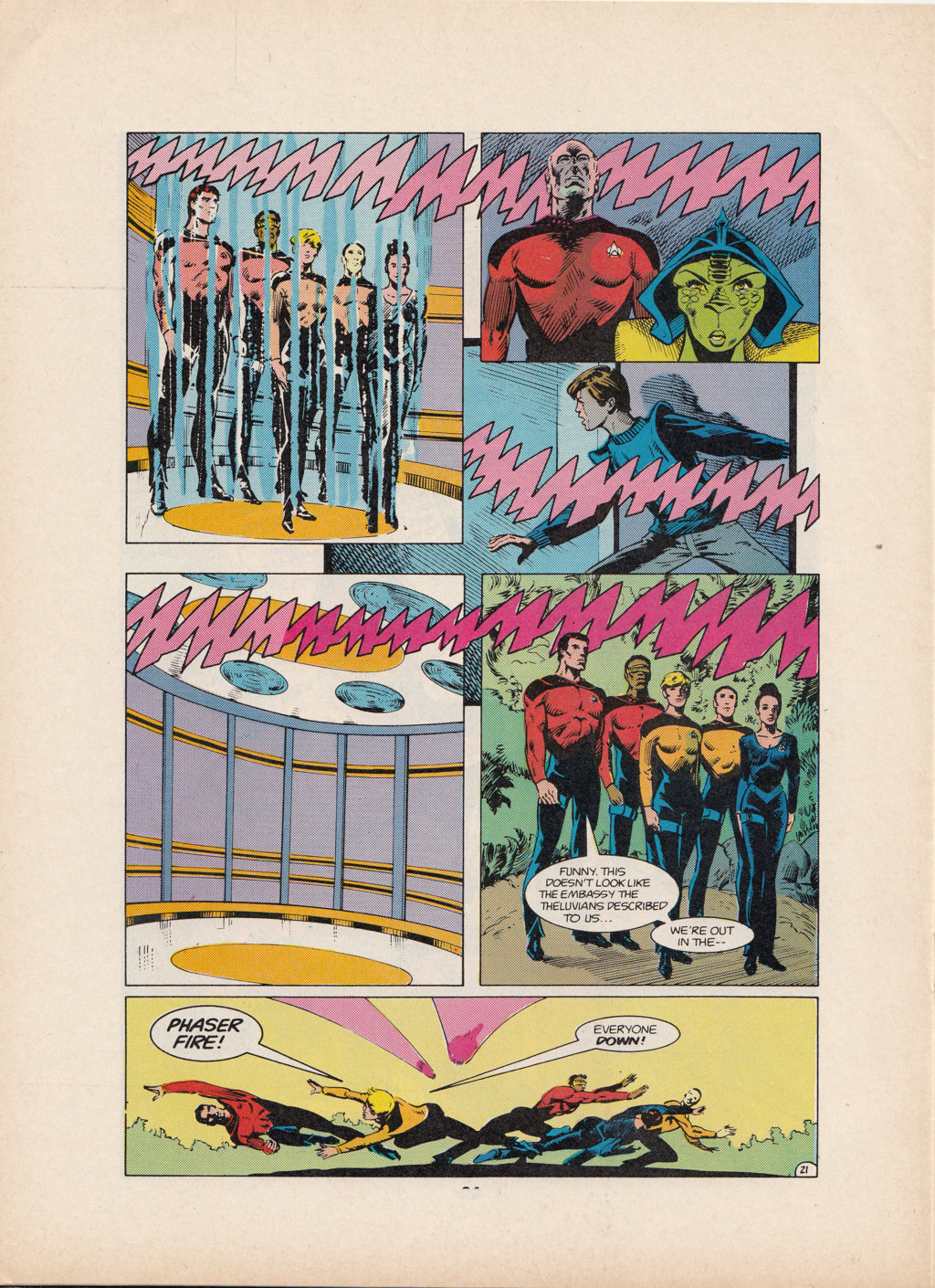 Read online Star Trek The Next Generation (1990) comic -  Issue #1 - 24