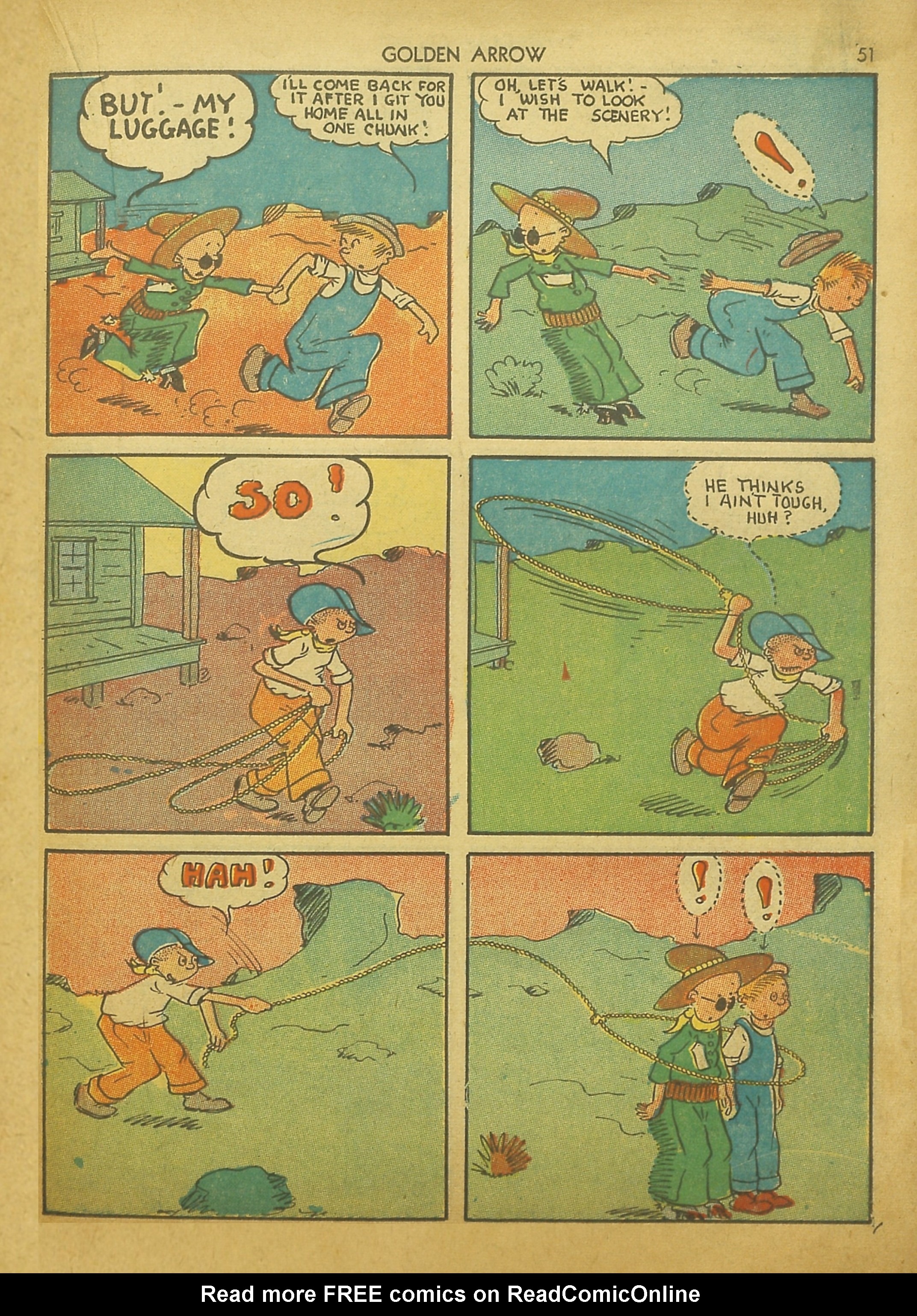 Read online Golden Arrow comic -  Issue #2 - 50