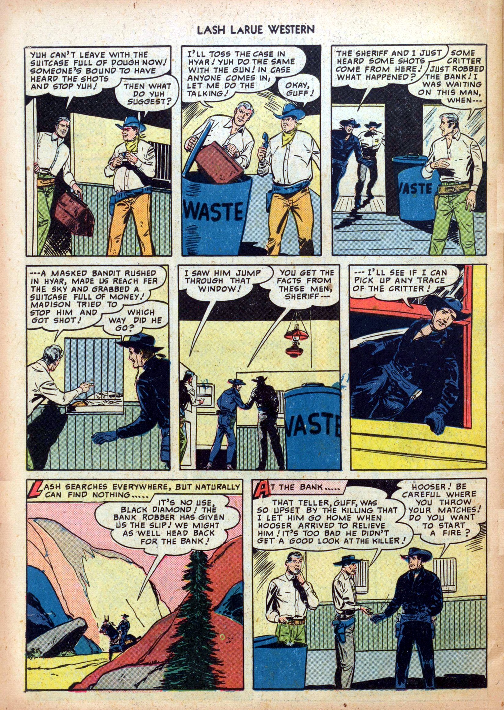 Read online Lash Larue Western (1949) comic -  Issue #4 - 22