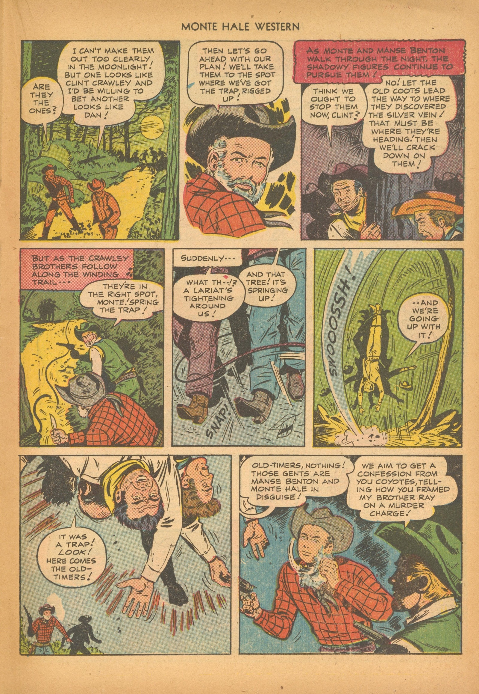Read online Monte Hale Western comic -  Issue #74 - 19