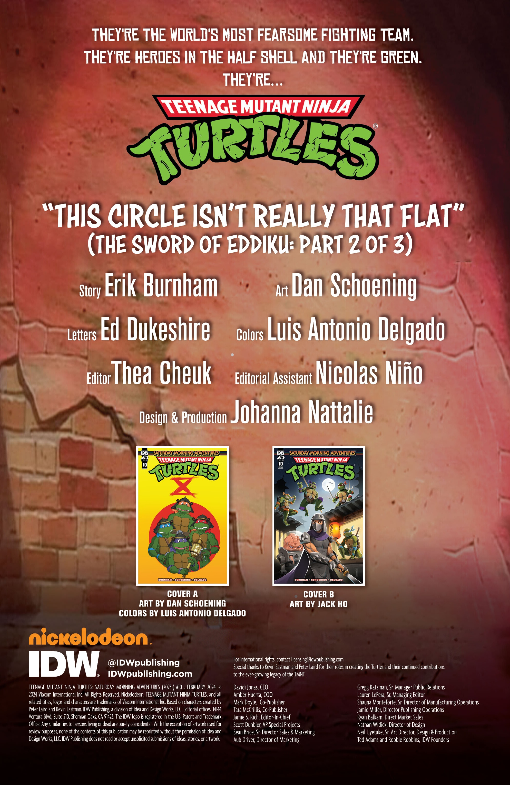 Read online Teenage Mutant Ninja Turtles: Saturday Morning Adventures Continued comic -  Issue #10 - 2