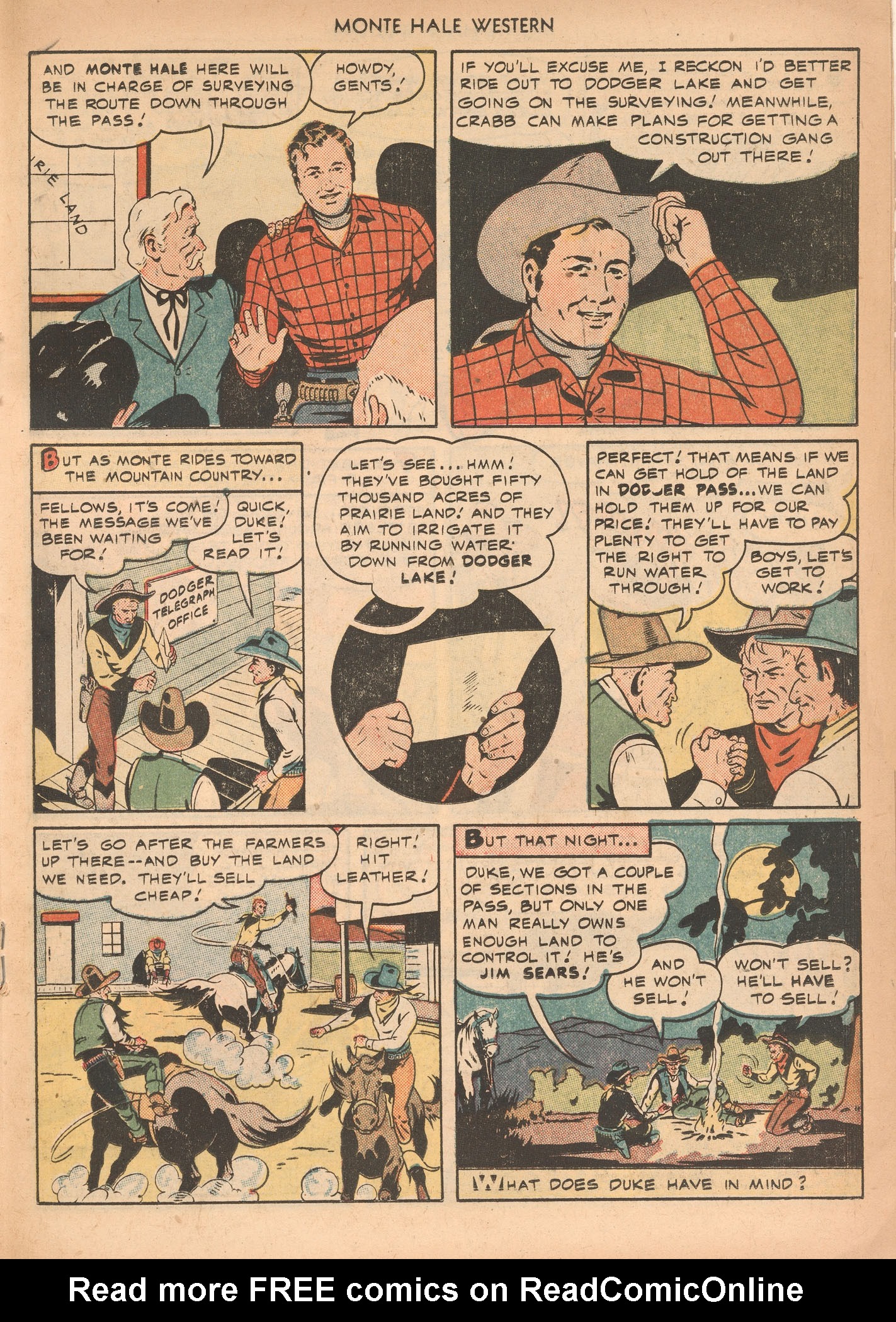Read online Monte Hale Western comic -  Issue #43 - 27