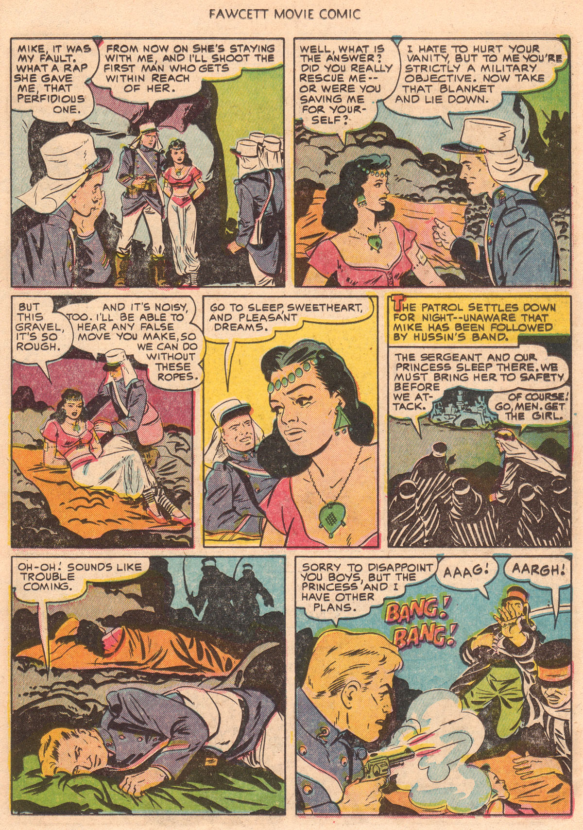 Read online Fawcett Movie Comic comic -  Issue #16 - 24