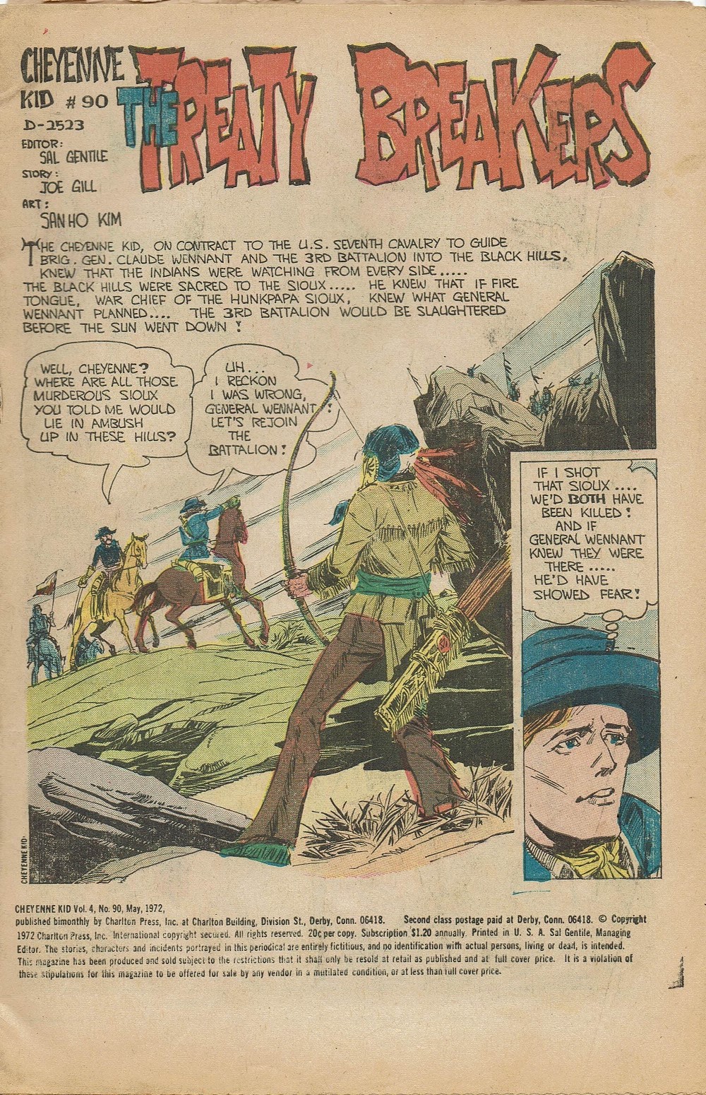 Read online Cheyenne Kid comic -  Issue #90 - 3