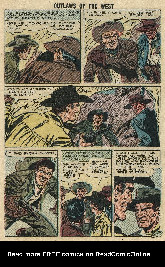 Read online Outlaws of the West comic -  Issue #13 - 20
