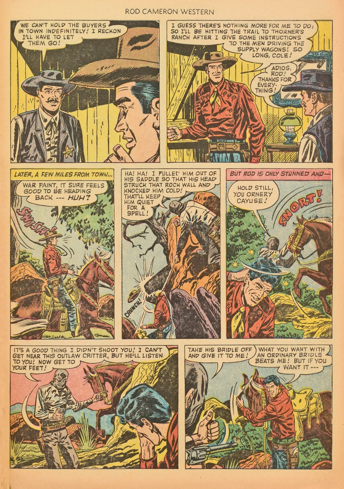 Read online Rod Cameron Western comic -  Issue #14 - 31