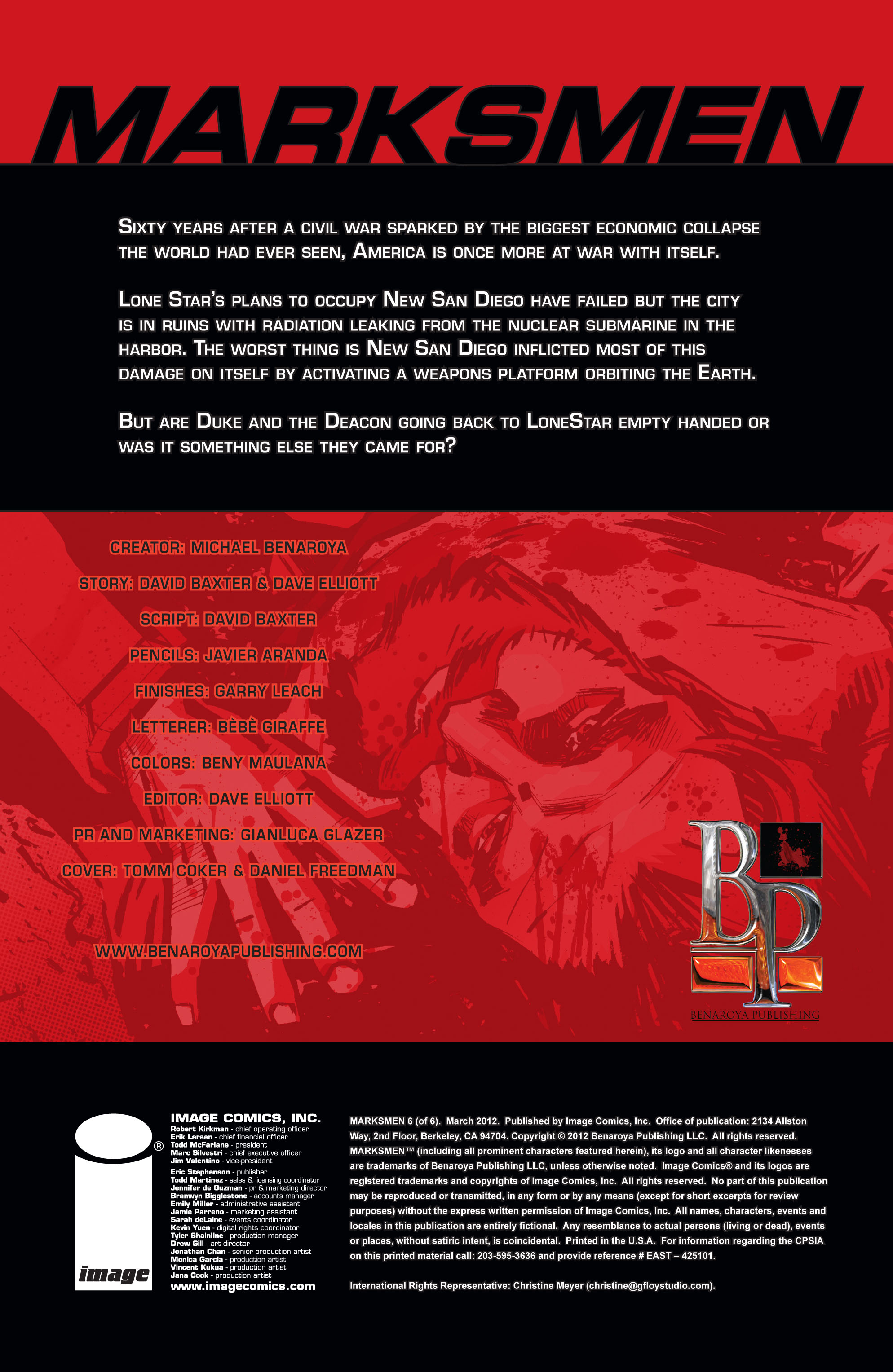 Read online Marksmen comic -  Issue #6 - 2