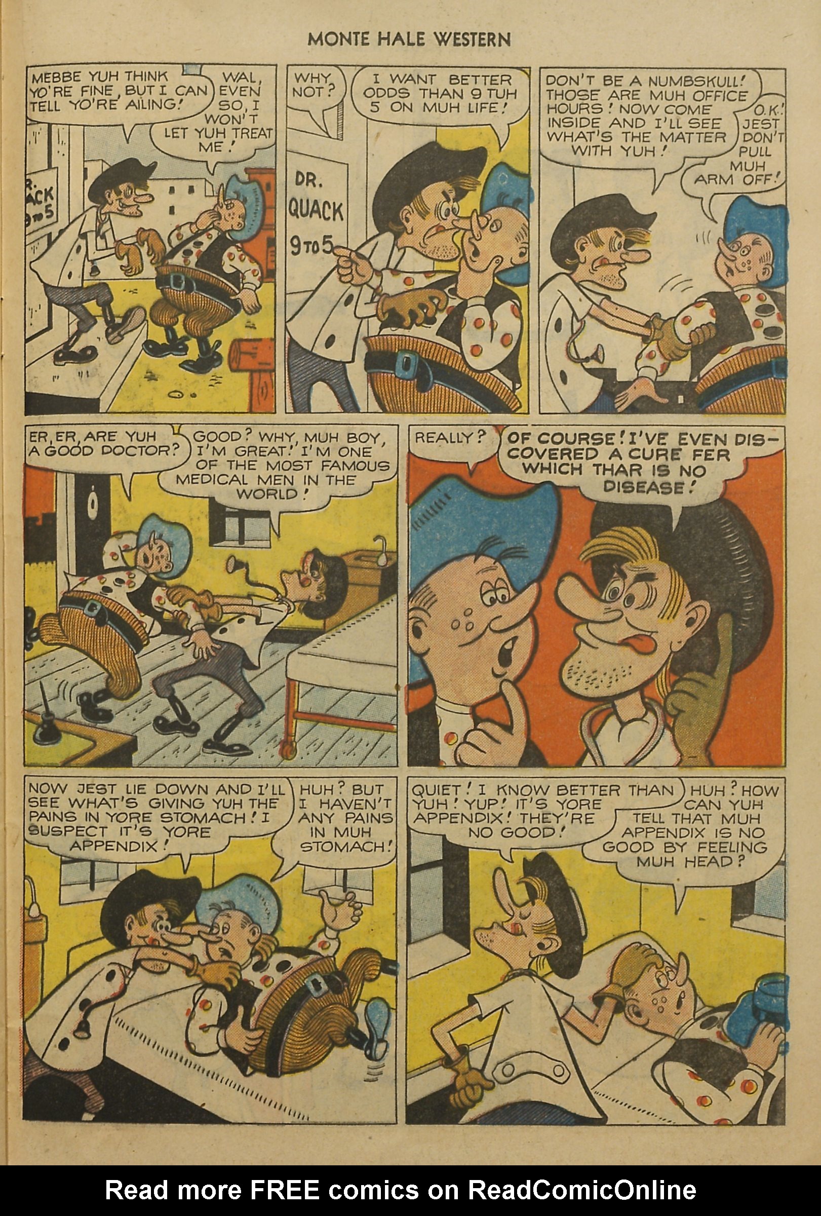 Read online Monte Hale Western comic -  Issue #52 - 37