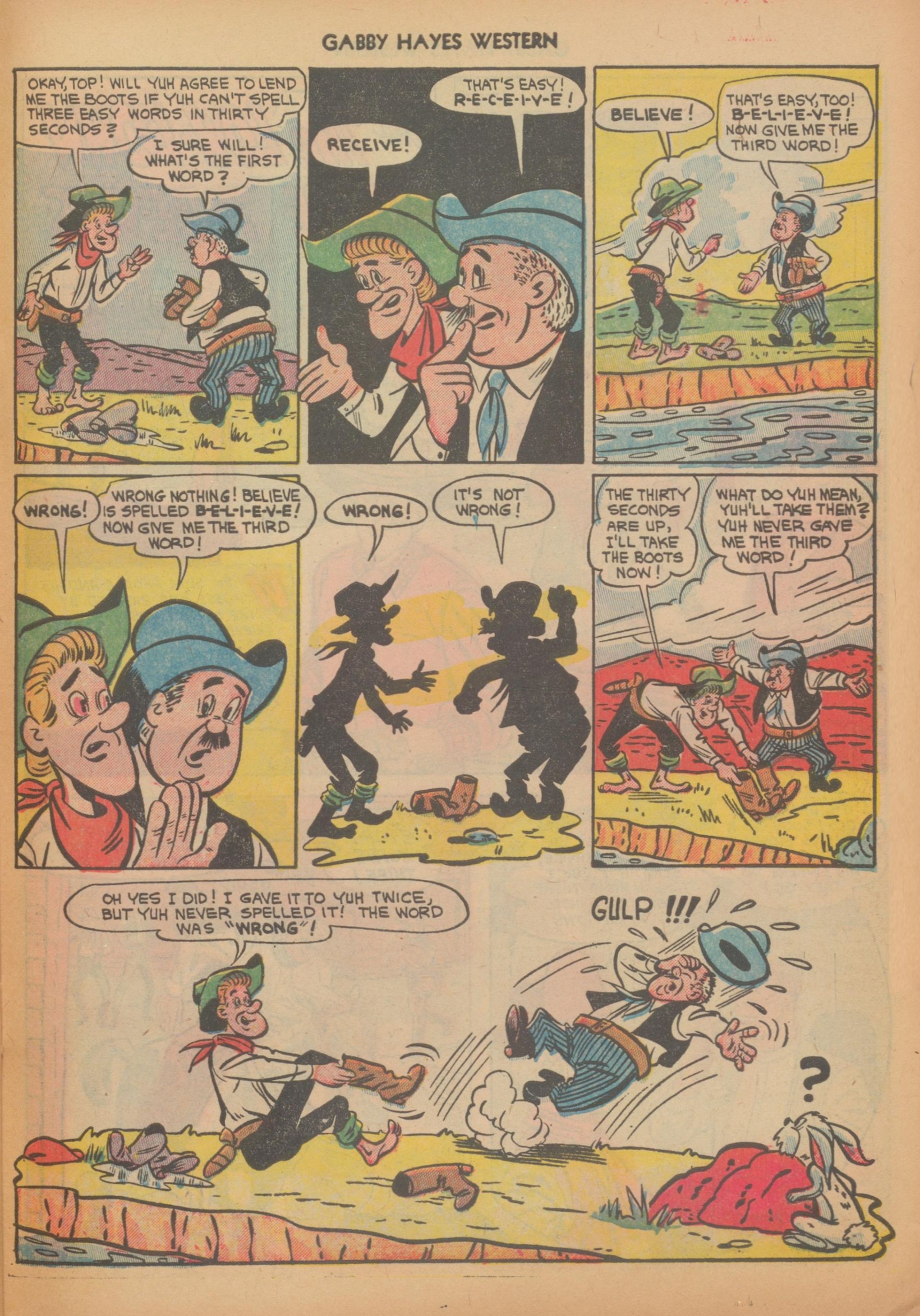 Read online Gabby Hayes Western comic -  Issue #41 - 27