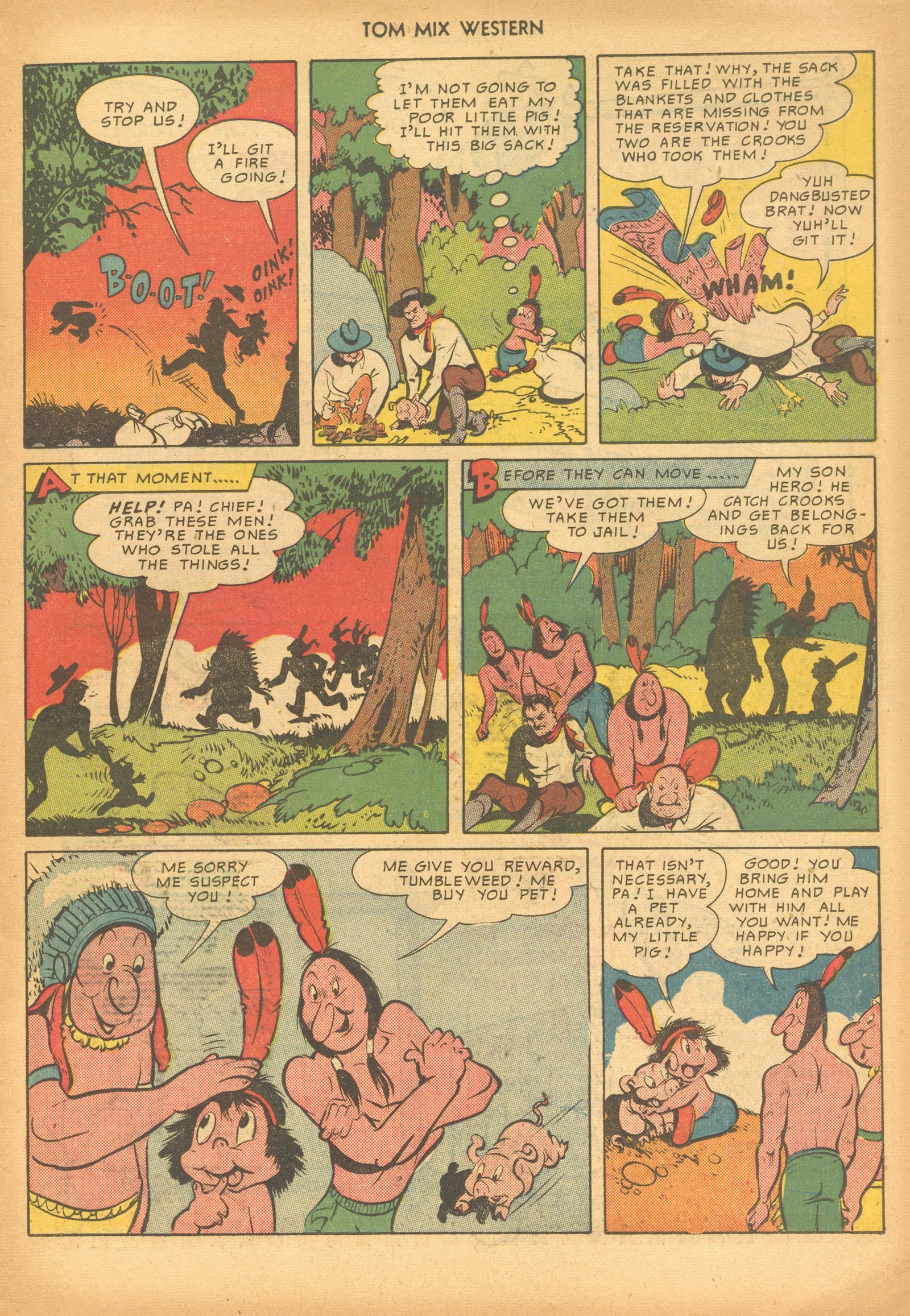 Read online Tom Mix Western (1948) comic -  Issue #30 - 15