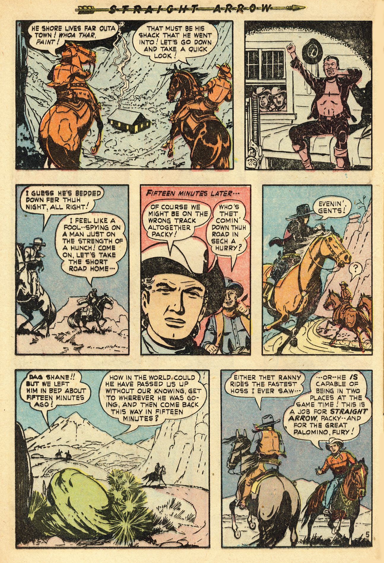 Read online Straight Arrow comic -  Issue #15 - 14