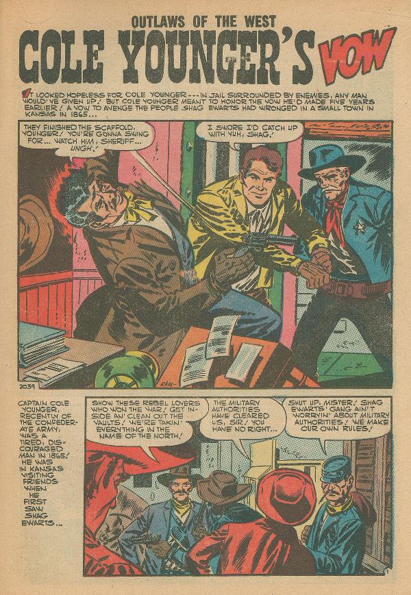 Read online Outlaws of the West comic -  Issue #11 - 20