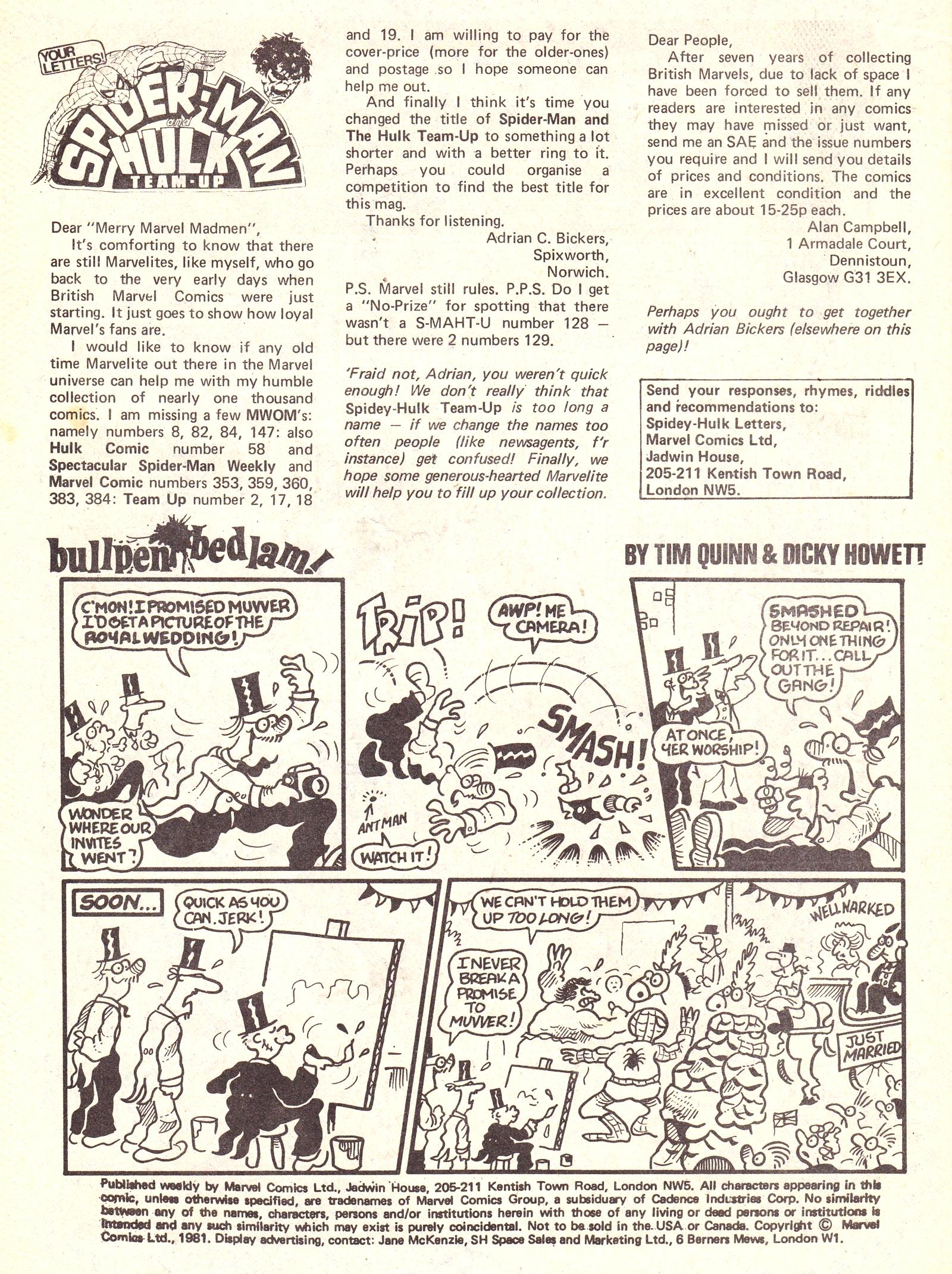 Read online Spider-Man and Hulk Weekly comic -  Issue #440 - 2