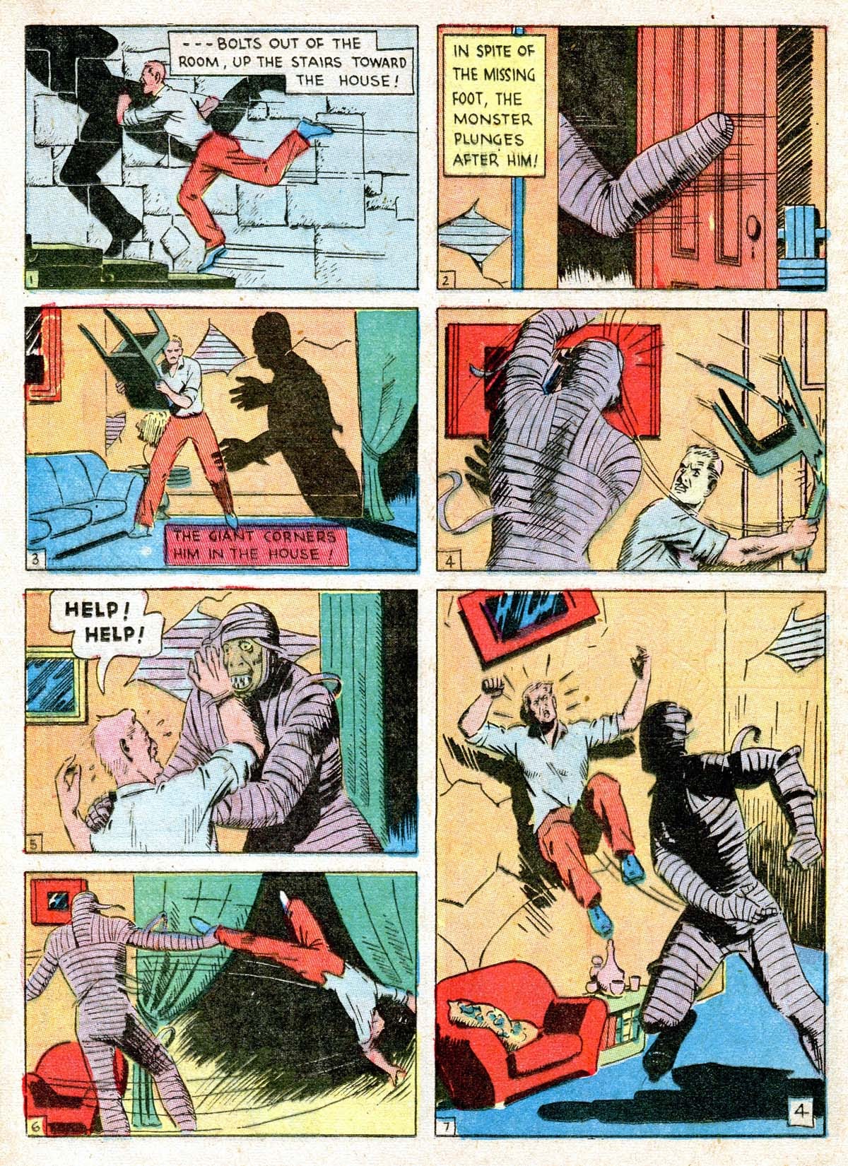 Read online Masked Marvel comic -  Issue #2 - 56