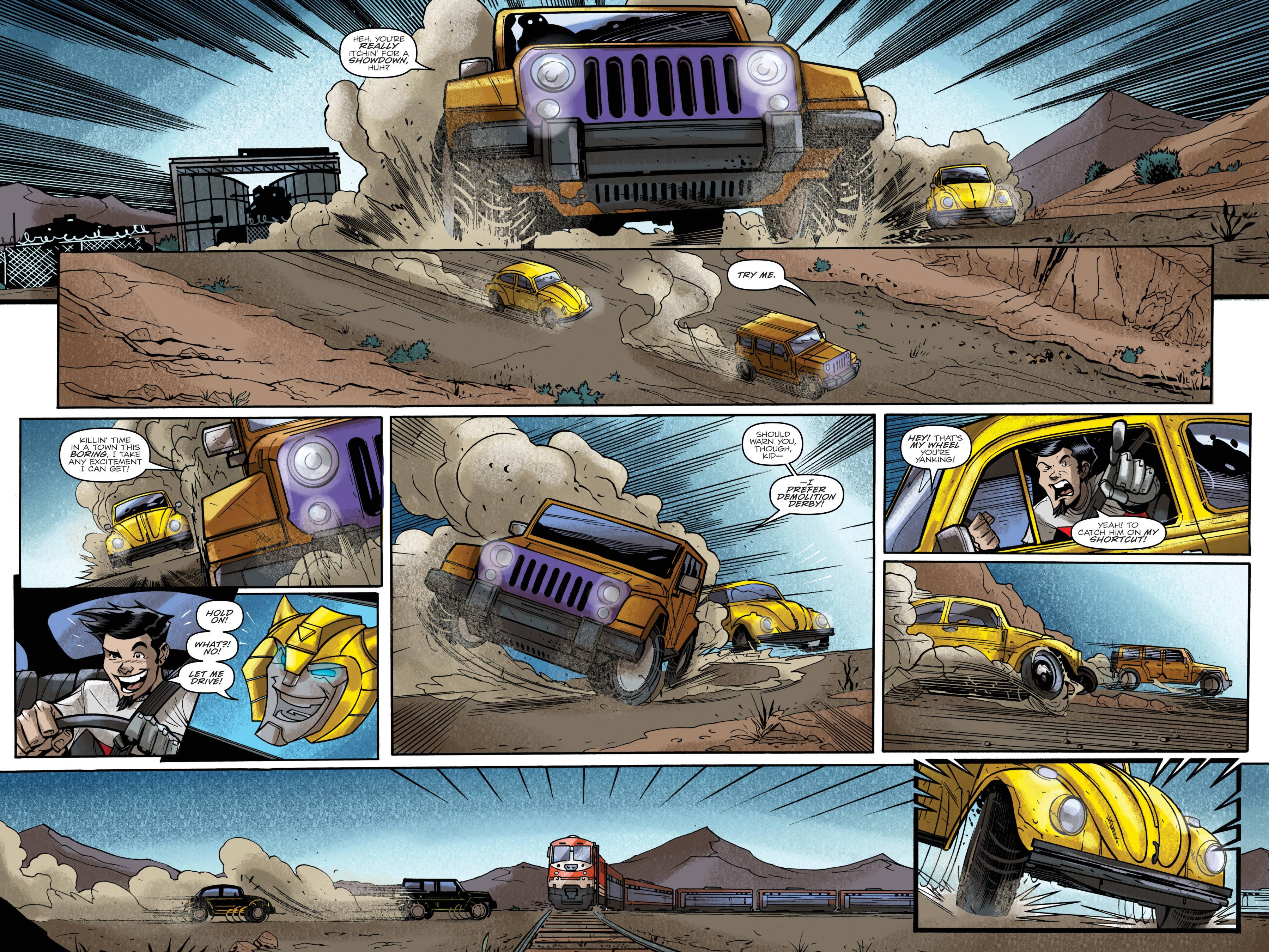 Read online Transformers: Bumblebee - Win If You Dare comic -  Issue # TPB - 37