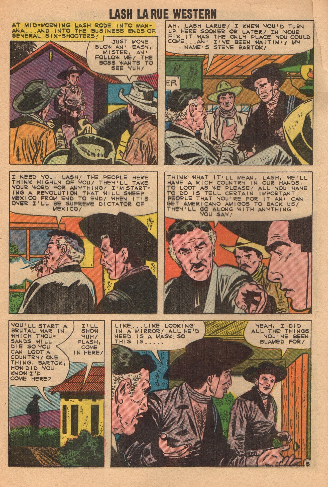 Read online Lash Larue Western (1949) comic -  Issue #76 - 8