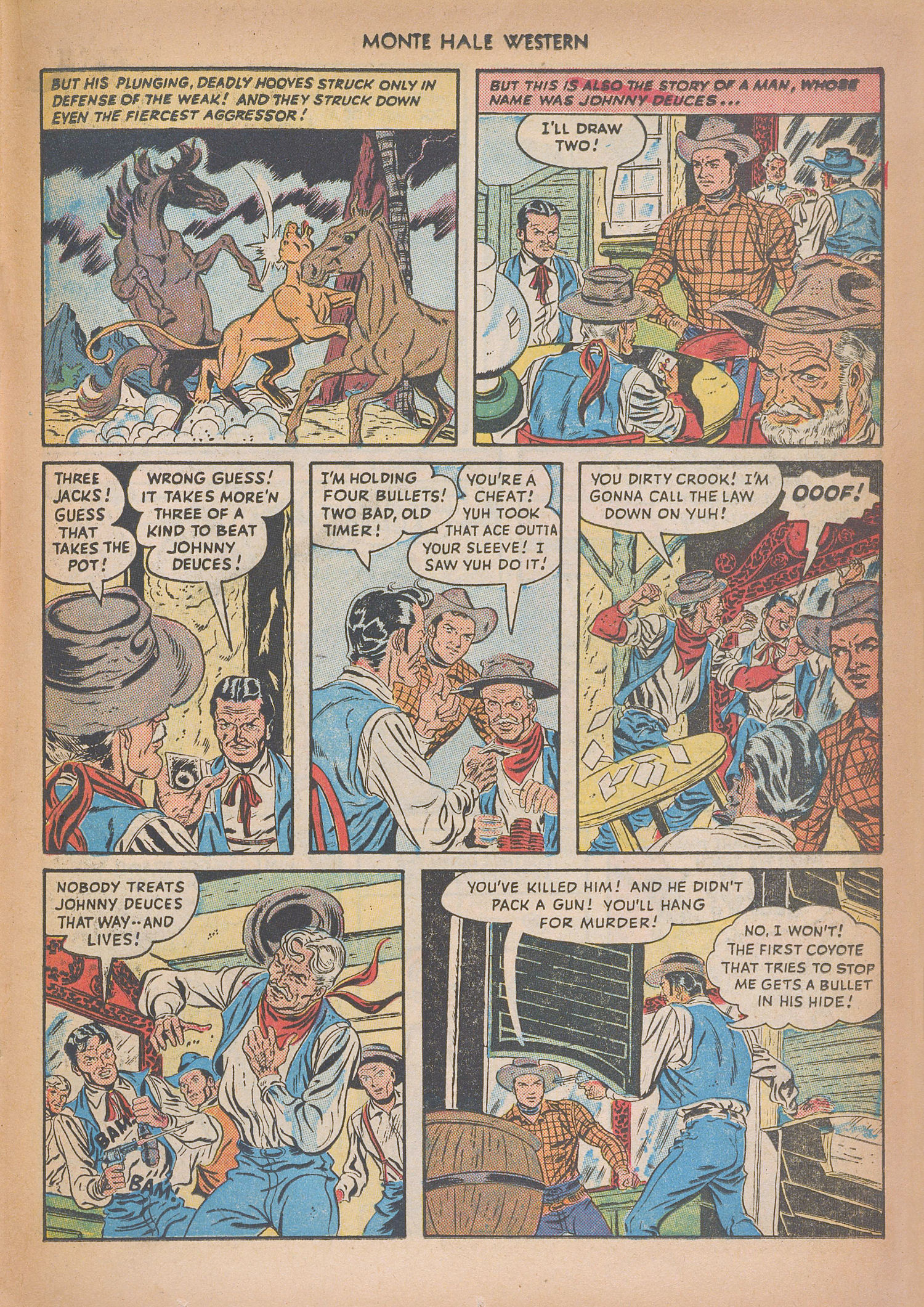 Read online Monte Hale Western comic -  Issue #32 - 27