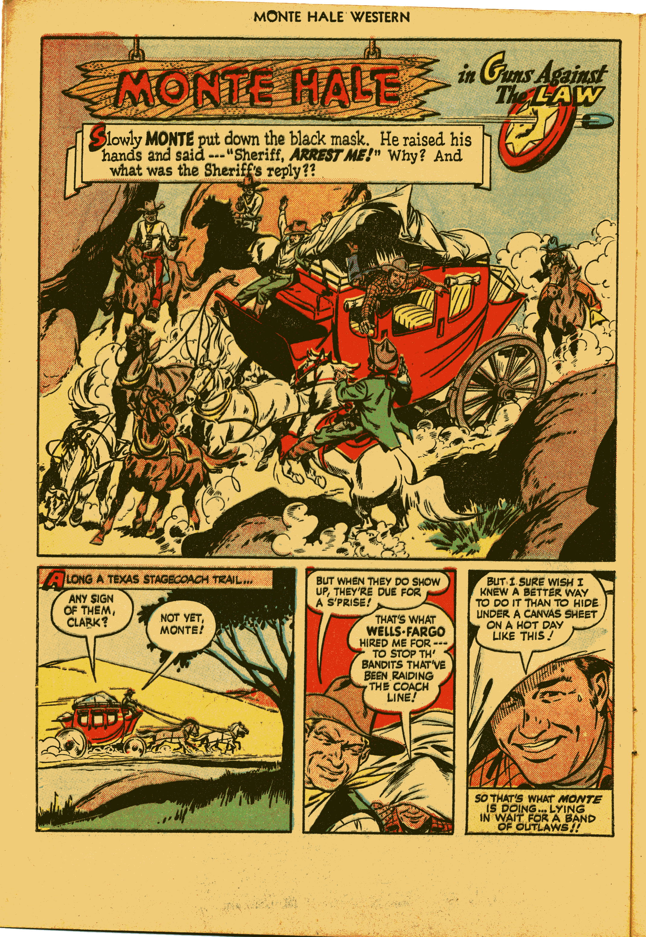 Read online Monte Hale Western comic -  Issue #31 - 4