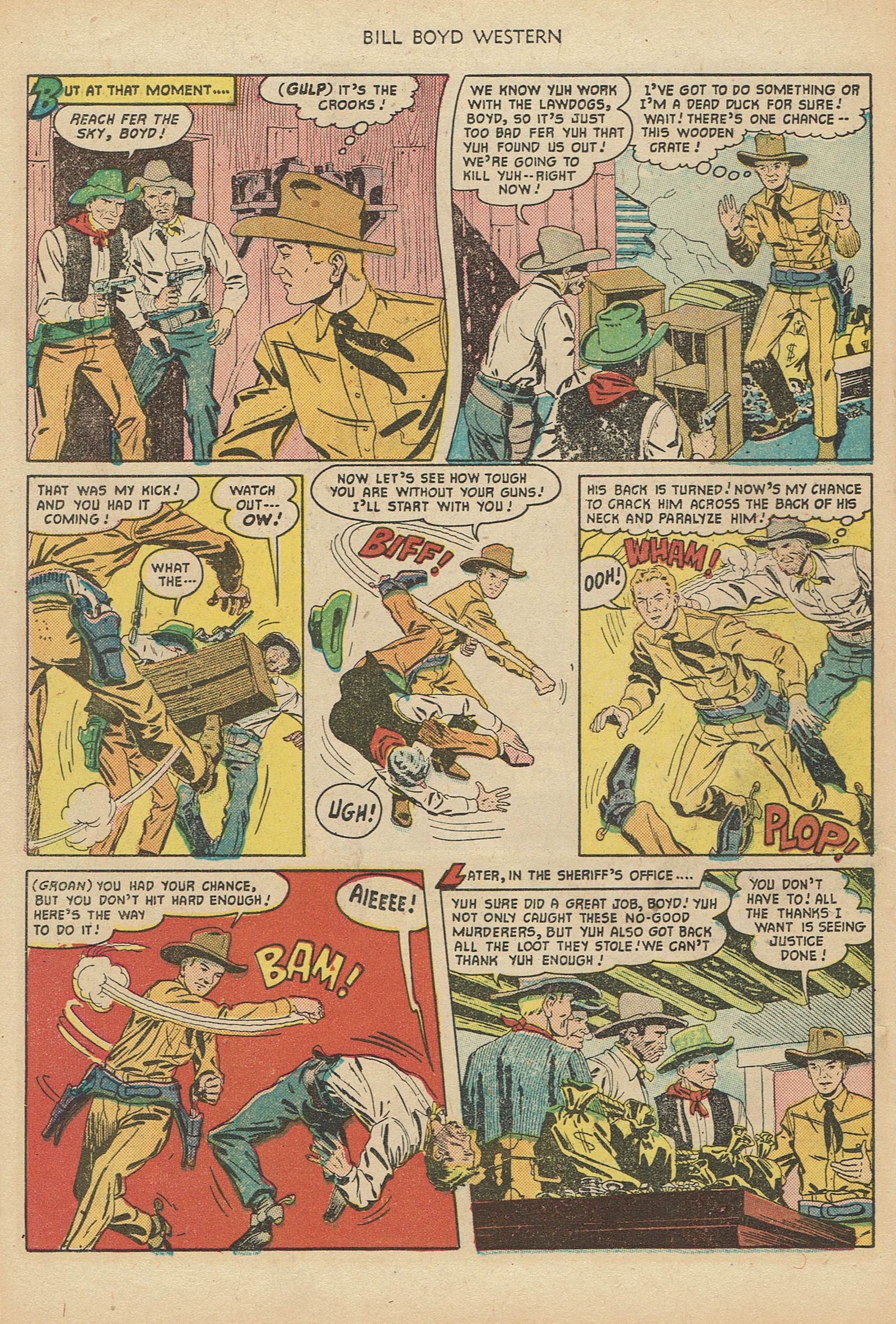 Read online Bill Boyd Western comic -  Issue #18 - 22
