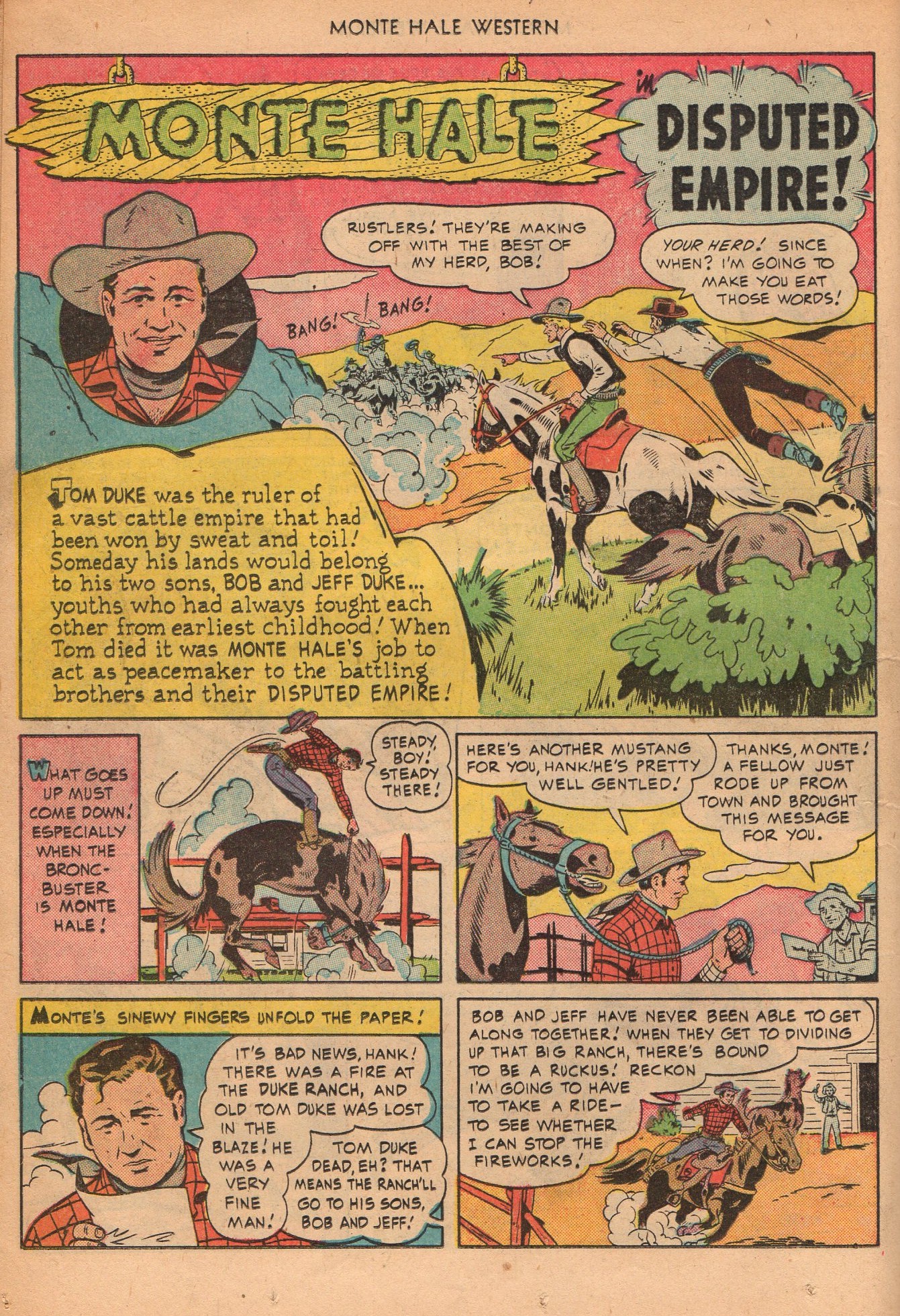 Read online Monte Hale Western comic -  Issue #51 - 26