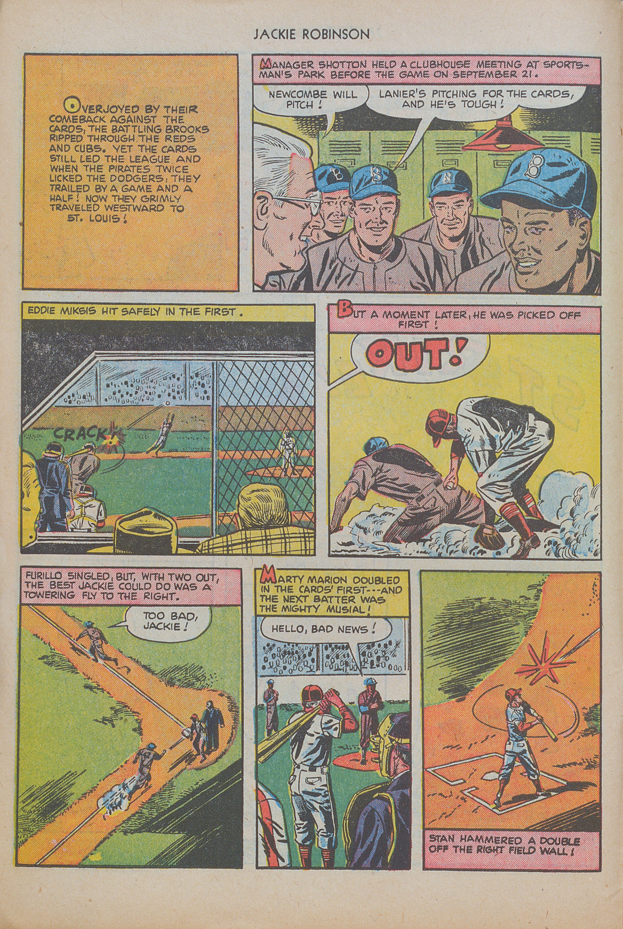 Read online Jackie Robinson comic -  Issue #5 - 10