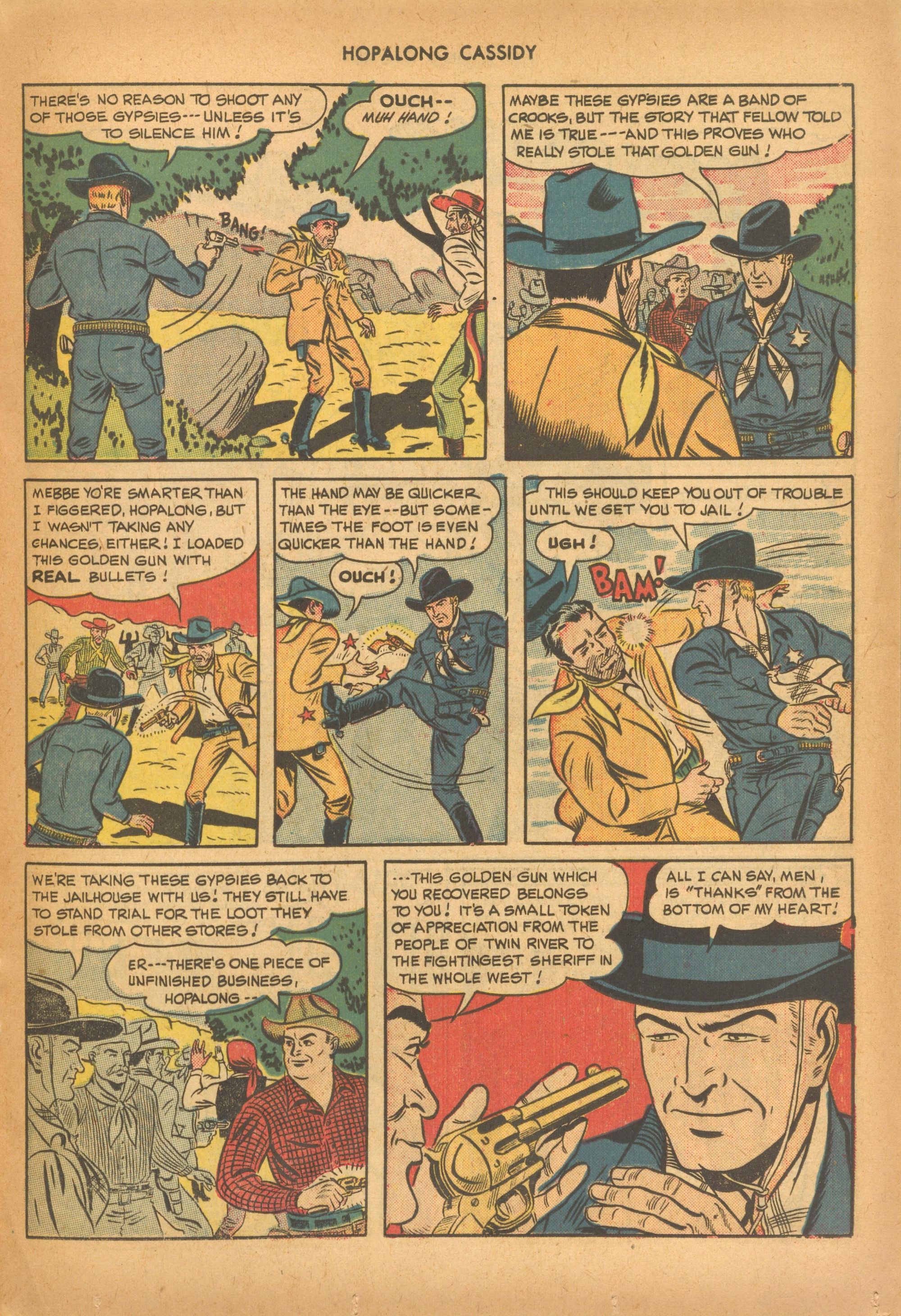 Read online Hopalong Cassidy comic -  Issue #43 - 25