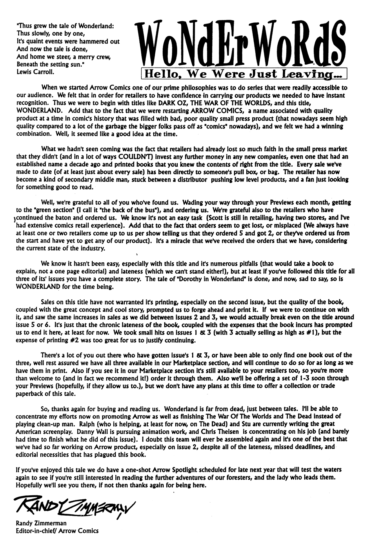 Read online Wonderland (1998) comic -  Issue #3 - 32