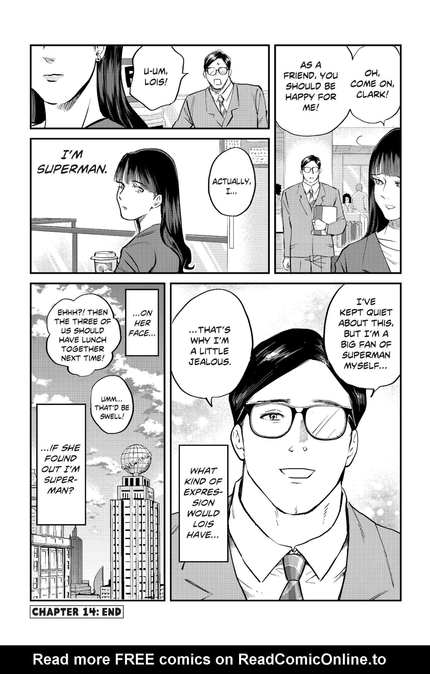 Read online Superman vs. Meshi comic -  Issue #14 - 18