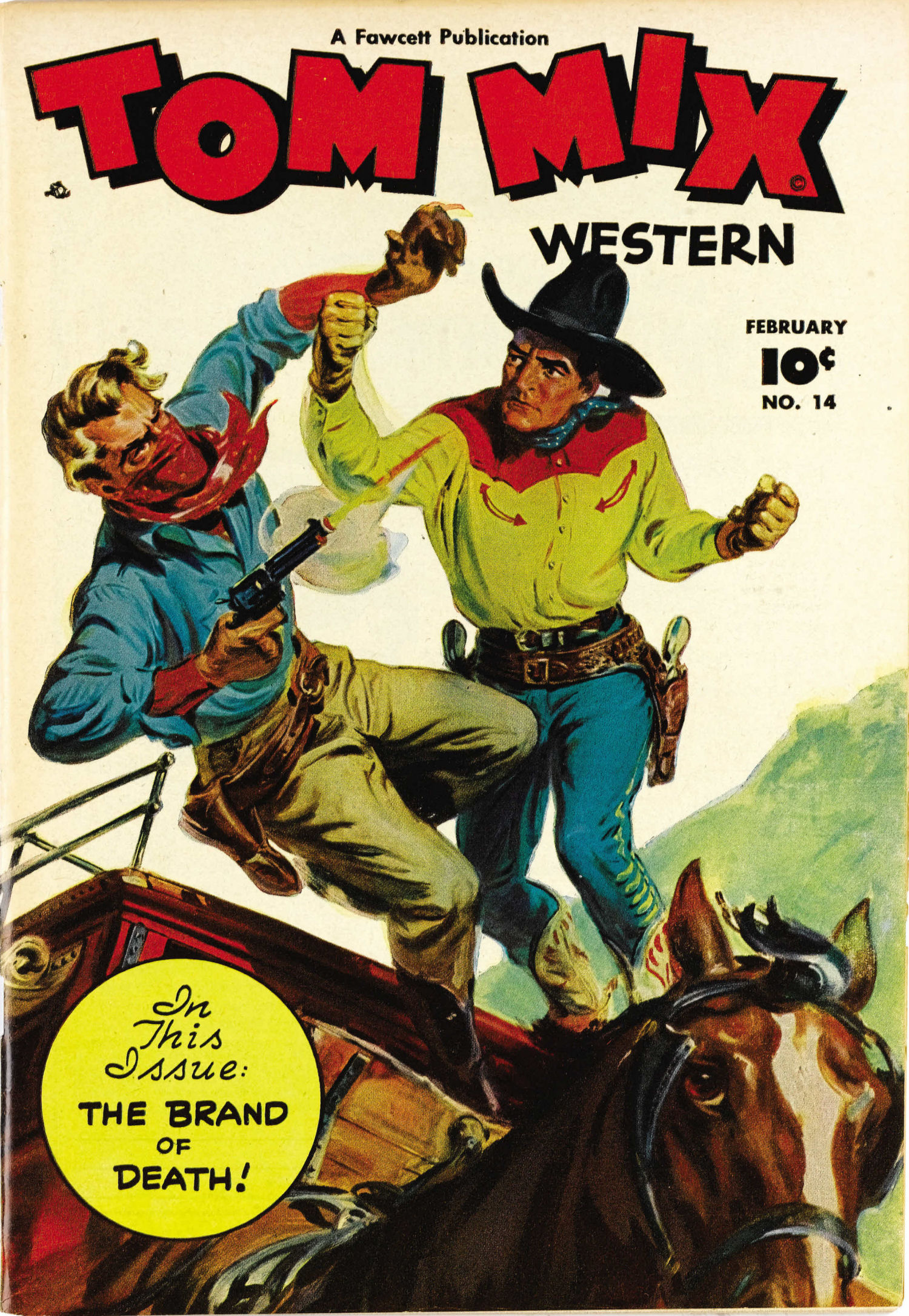 Read online Tom Mix Western (1948) comic -  Issue #14 - 1