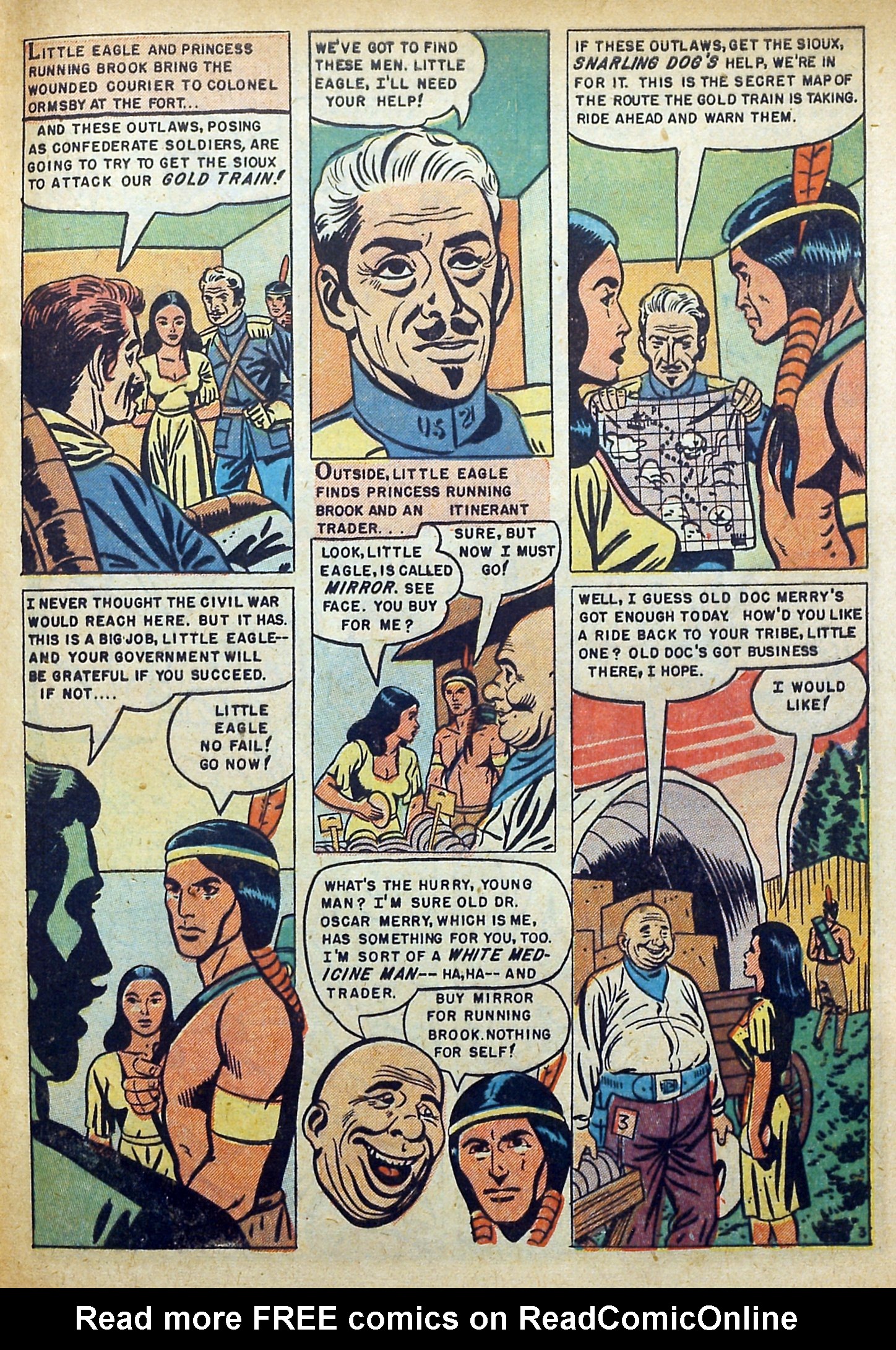 Read online Indian Fighter comic -  Issue #9 - 29