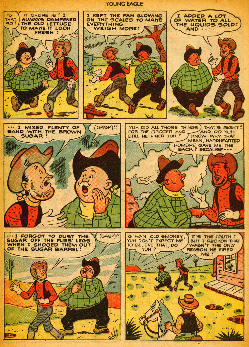 Read online Young Eagle comic -  Issue #10 - 19