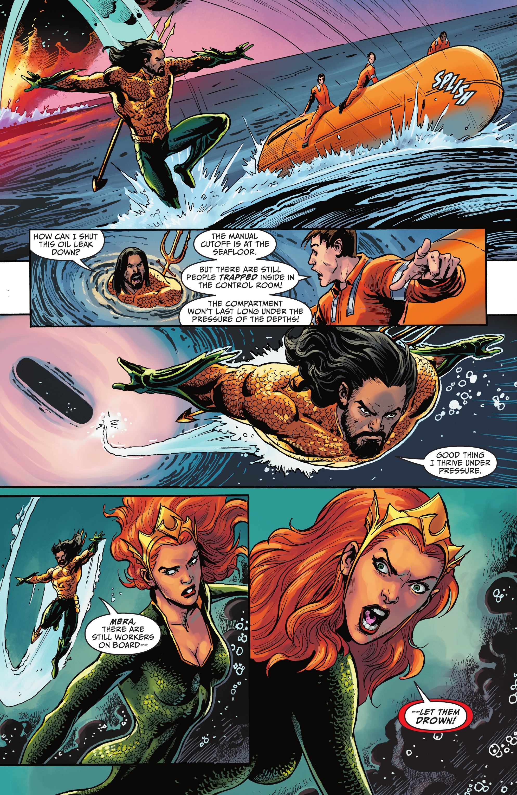 Read online Aquaman: Through Fire and Water comic -  Issue # Full - 9
