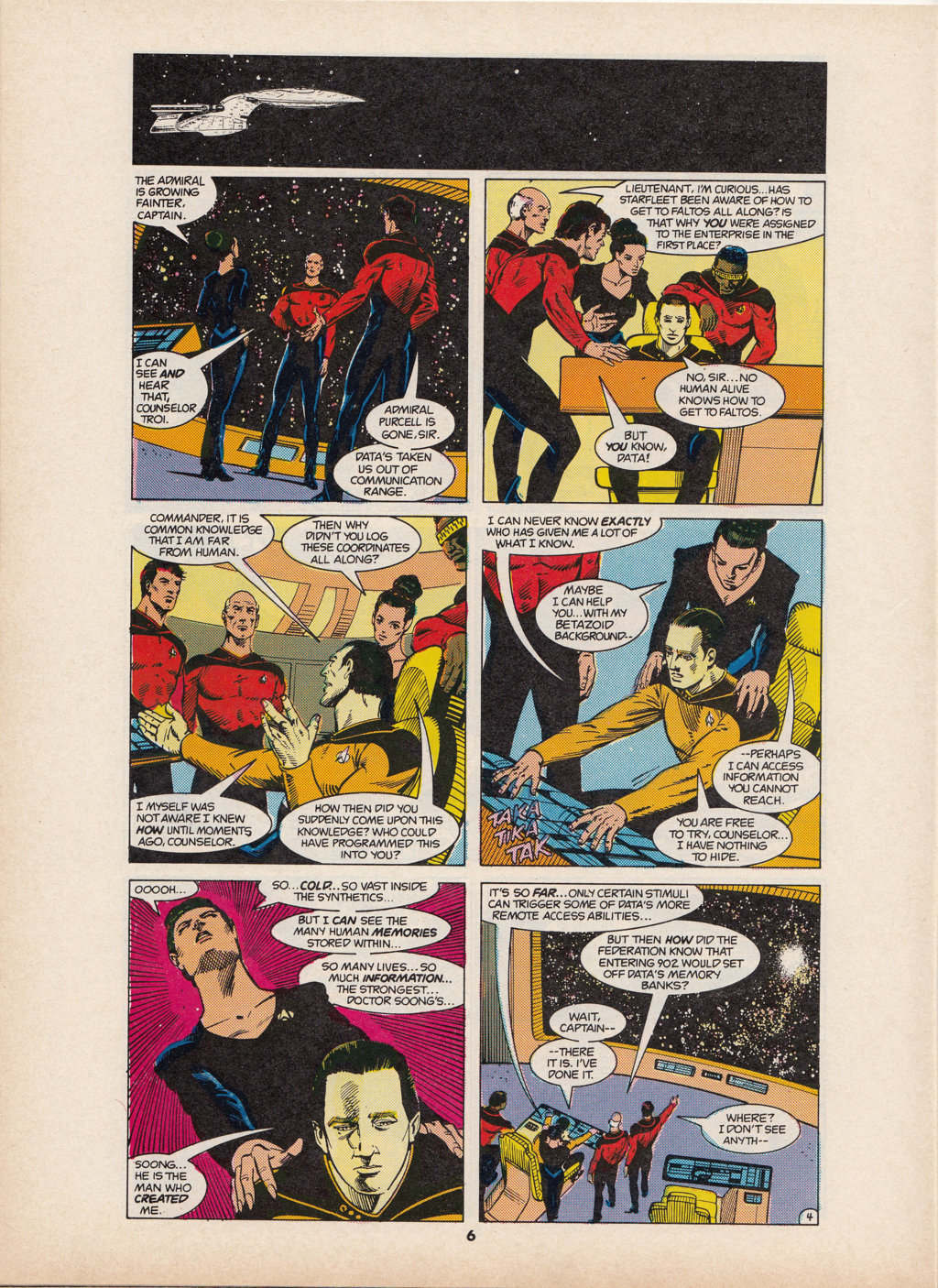 Read online Star Trek The Next Generation (1990) comic -  Issue #7 - 6