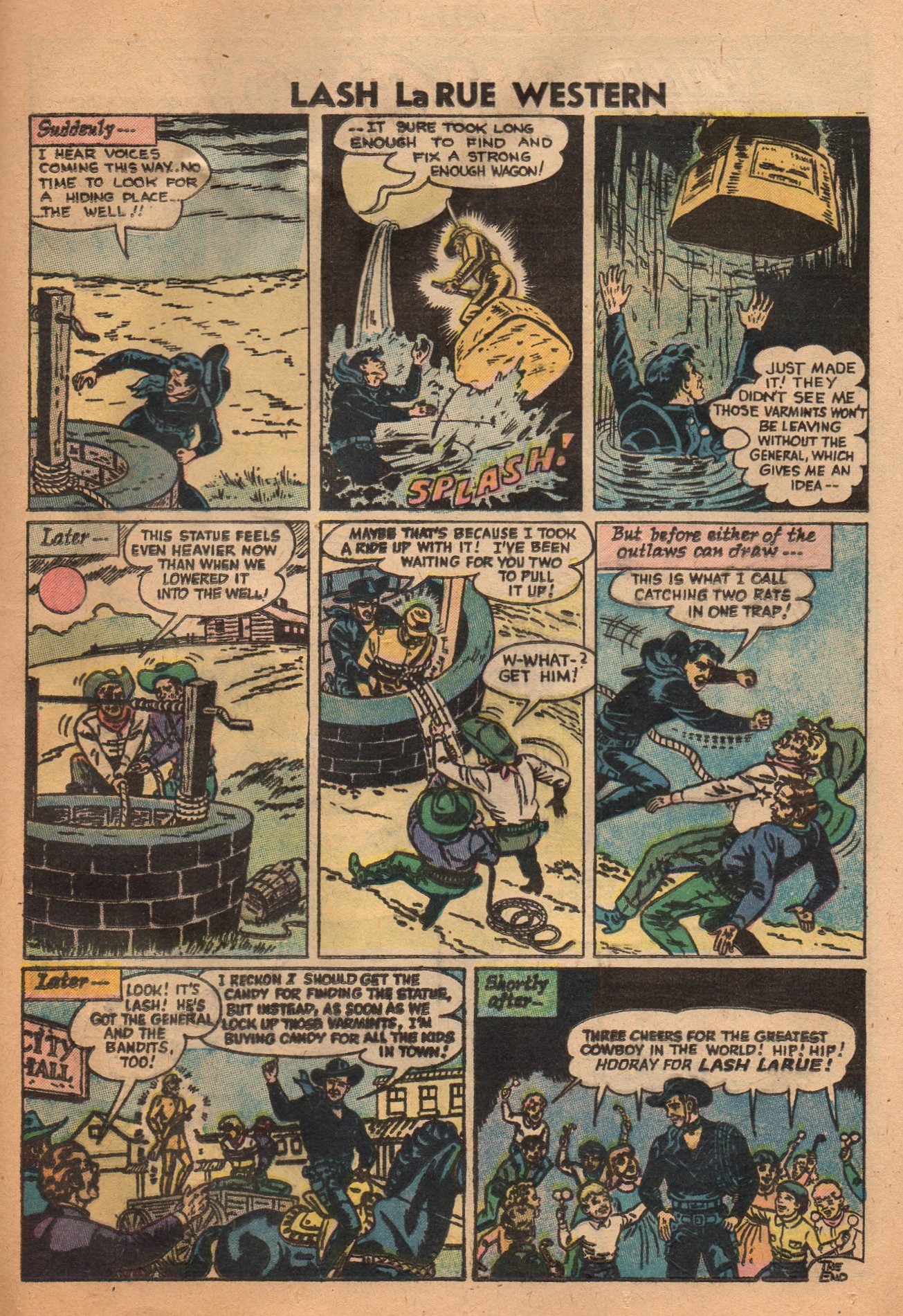 Read online Lash Larue Western (1949) comic -  Issue #62 - 25