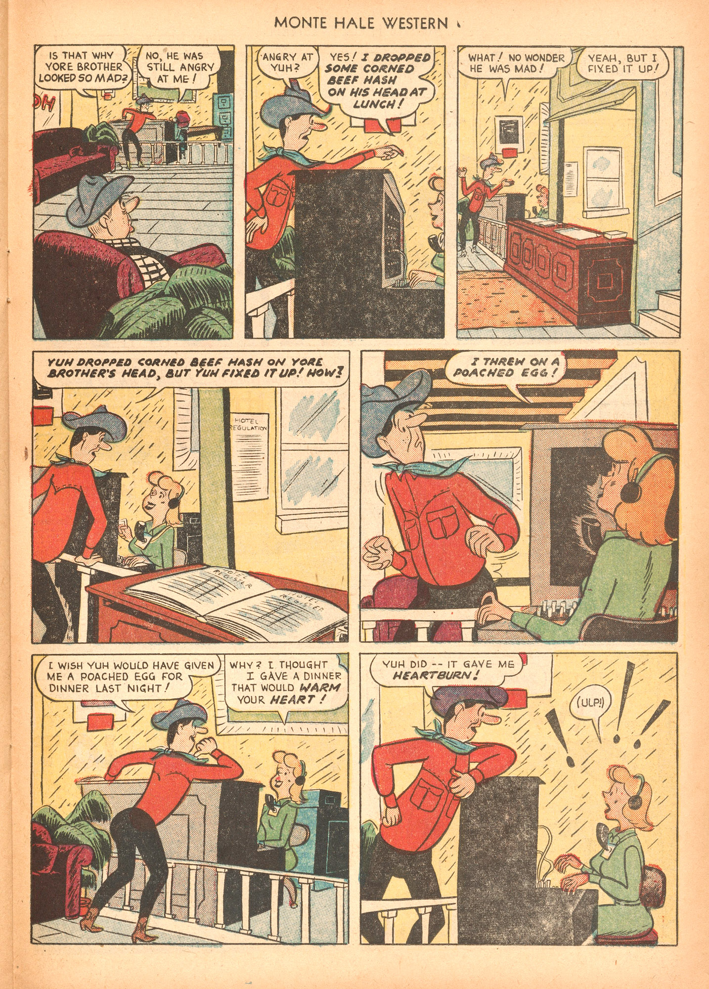 Read online Monte Hale Western comic -  Issue #64 - 23