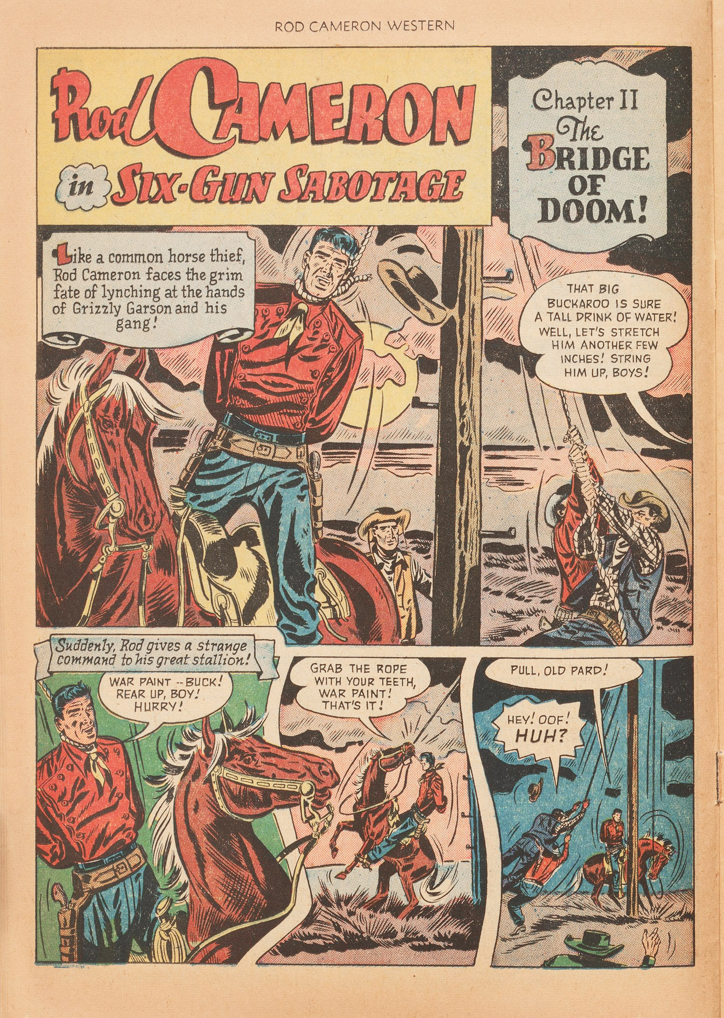 Read online Rod Cameron Western comic -  Issue #5 - 12