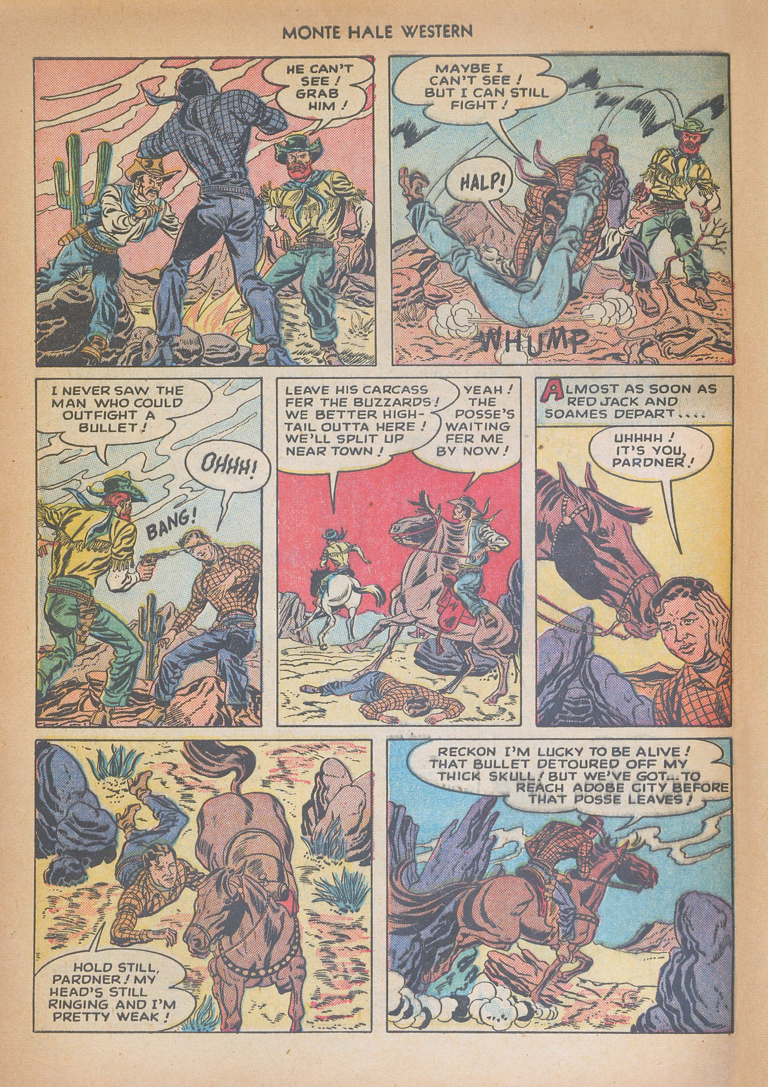 Read online Monte Hale Western comic -  Issue #32 - 20