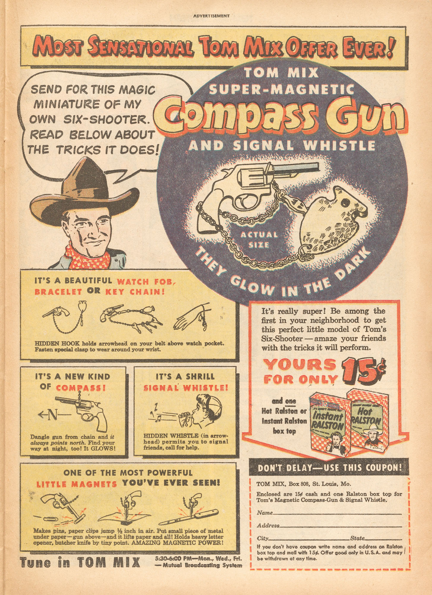 Read online Tom Mix Western (1948) comic -  Issue #23 - 39